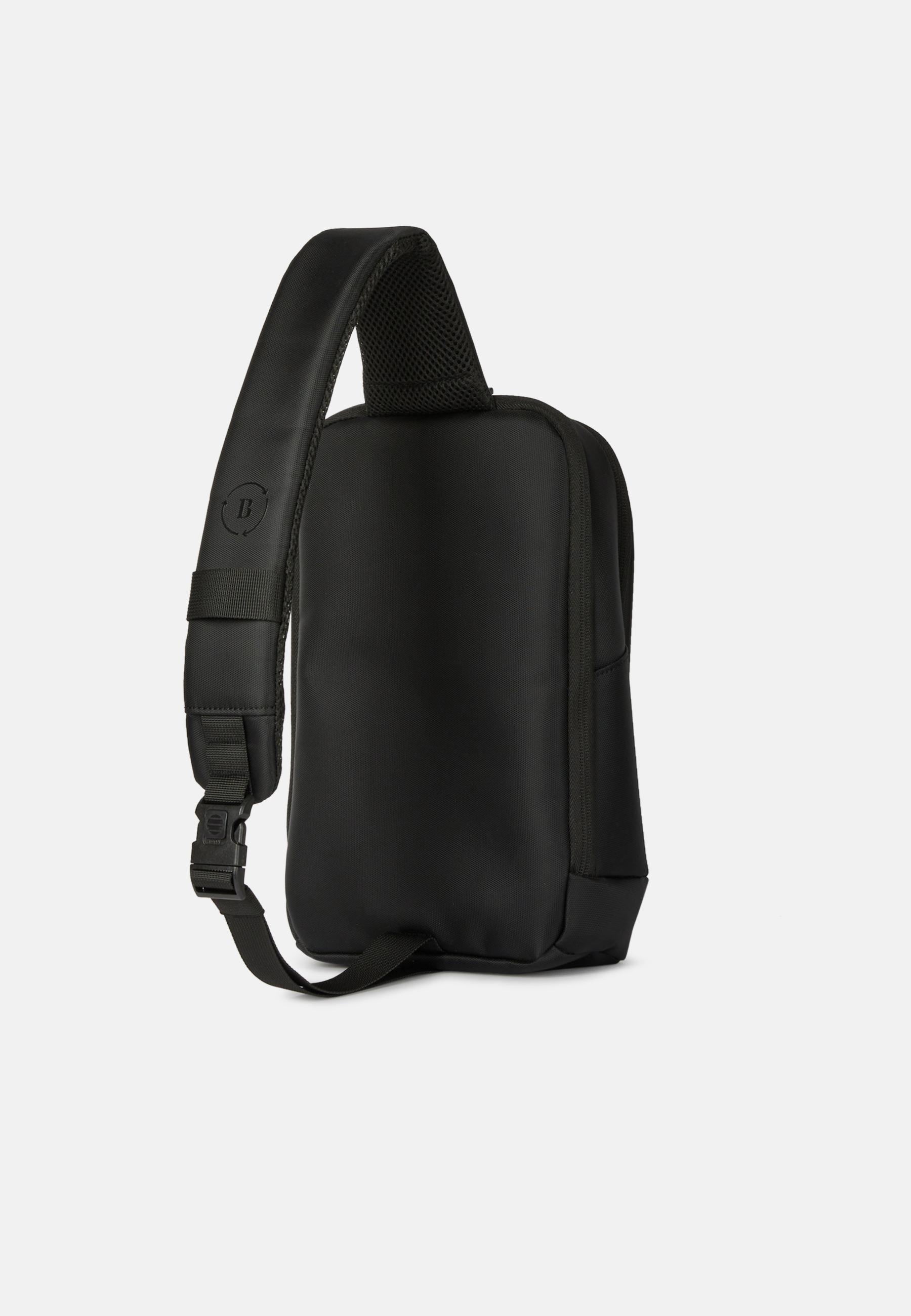 Black Recycled Technical Fabric Crossbody Bag, , large image number 2