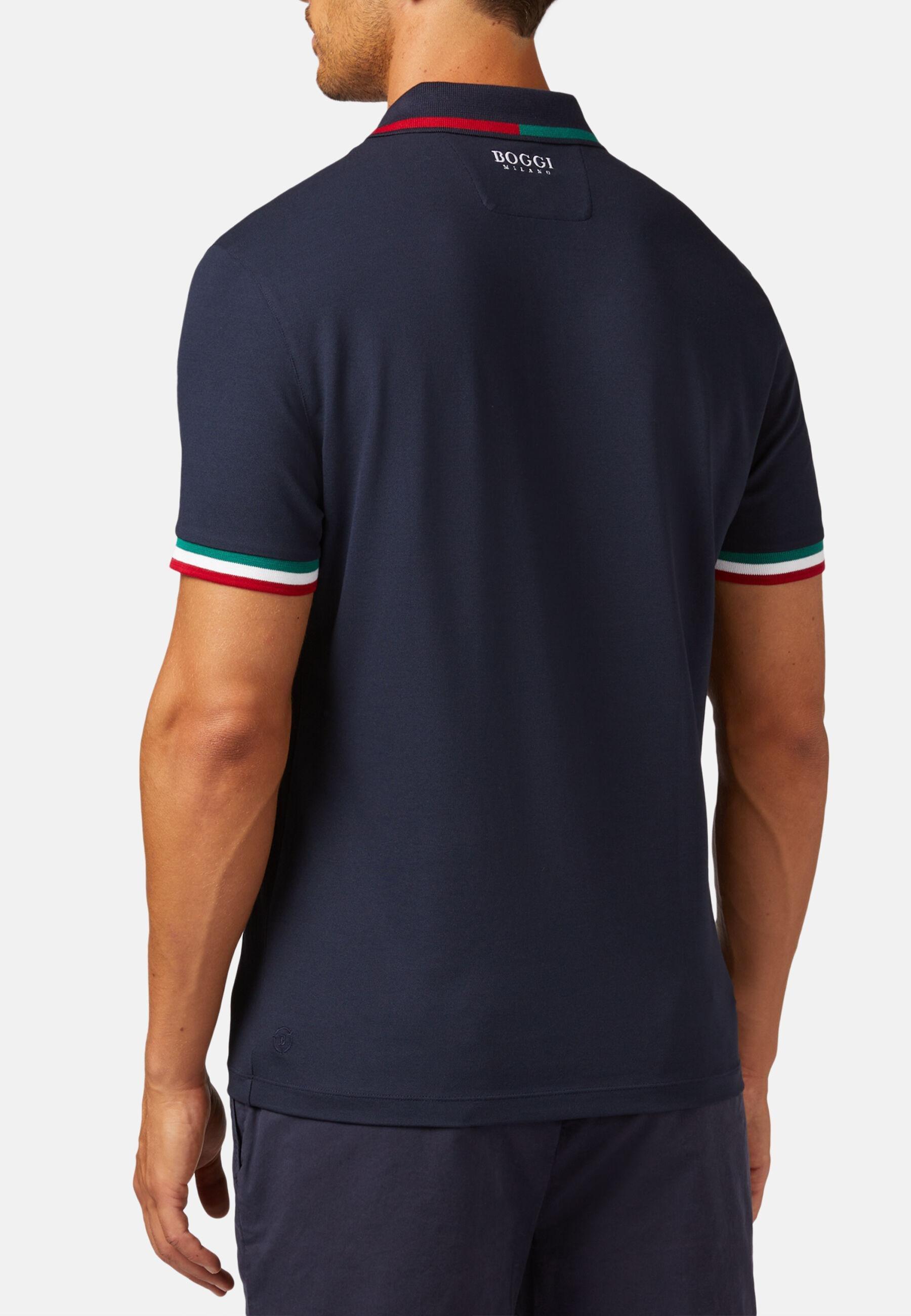 NAVY Polo World Team In Piqu&egrave; S Caf&eacute;, , large image number 5