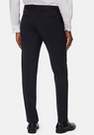Boggi Milano - Navy Trousers In Stretch Knitted Wool