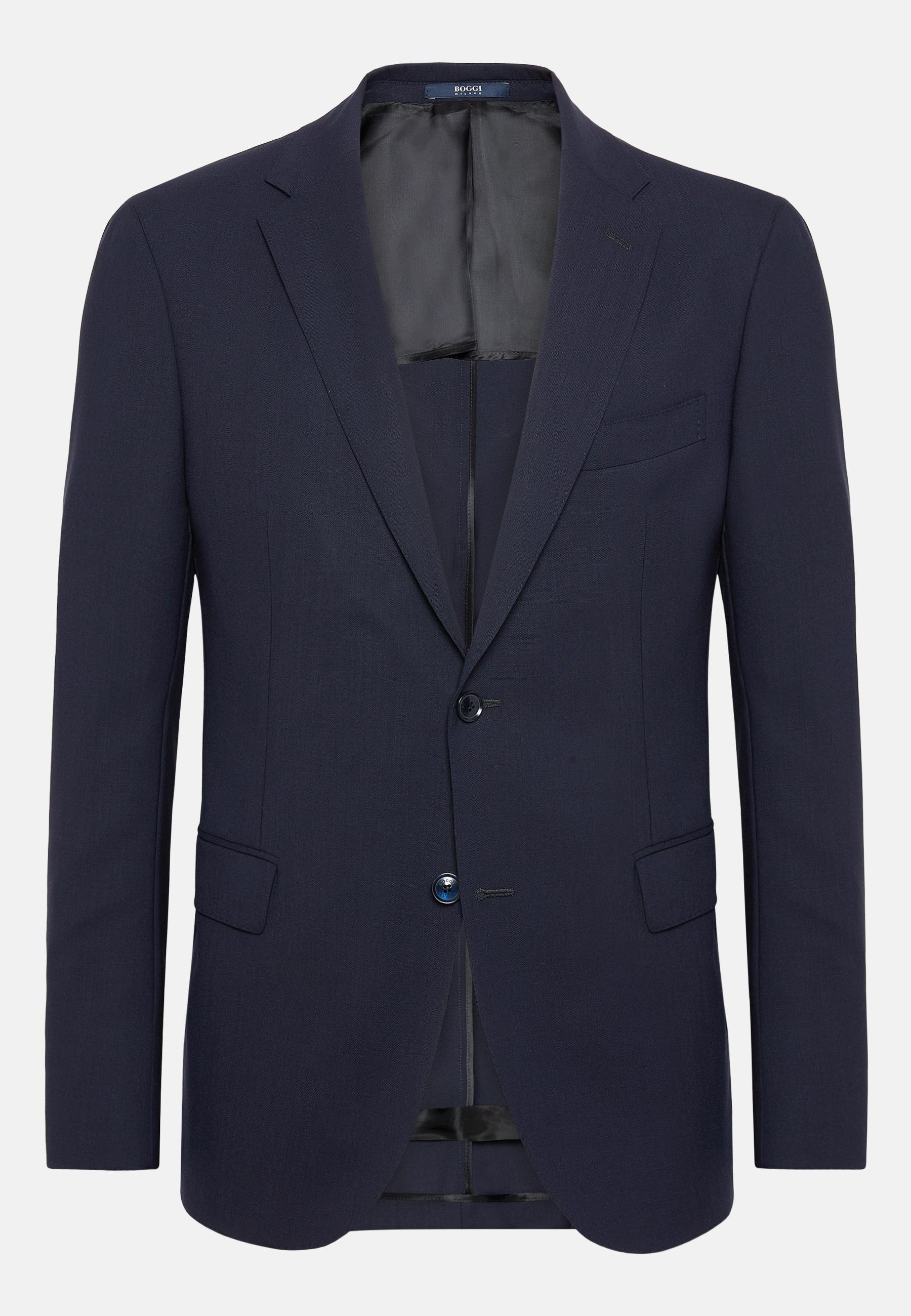 Boggi Milano - Blue Travel Wool Jacket