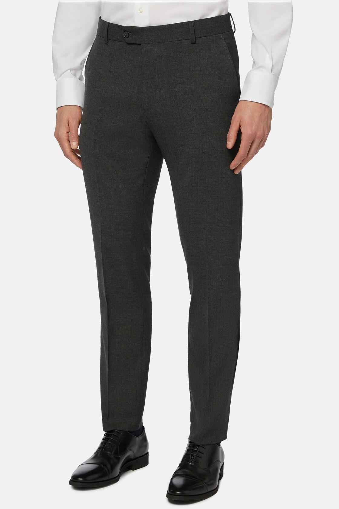 Boggi Milano - Grey Travel Wool Trousers