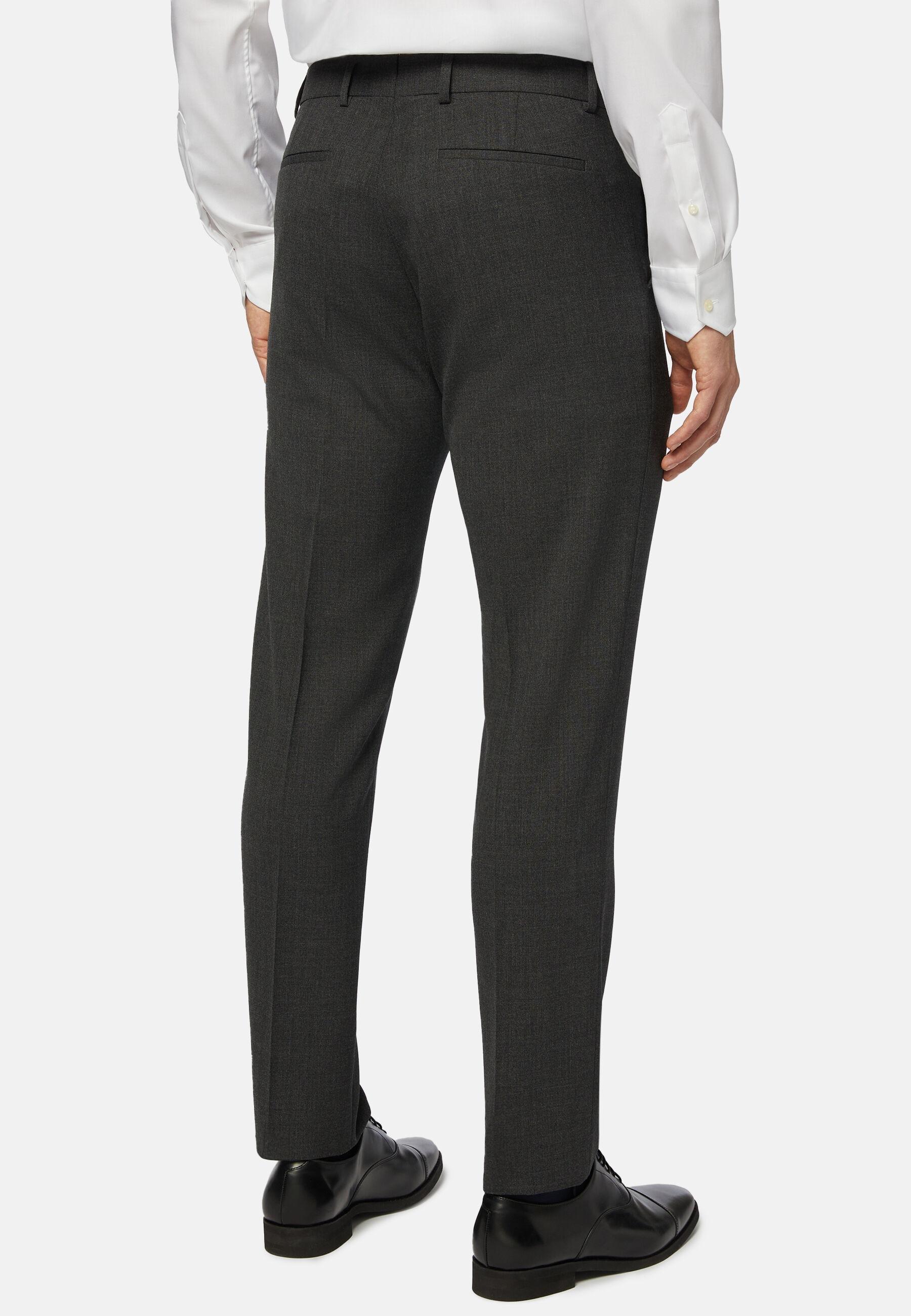 Travel Wool Trousers Grey, Grey, large image number 4