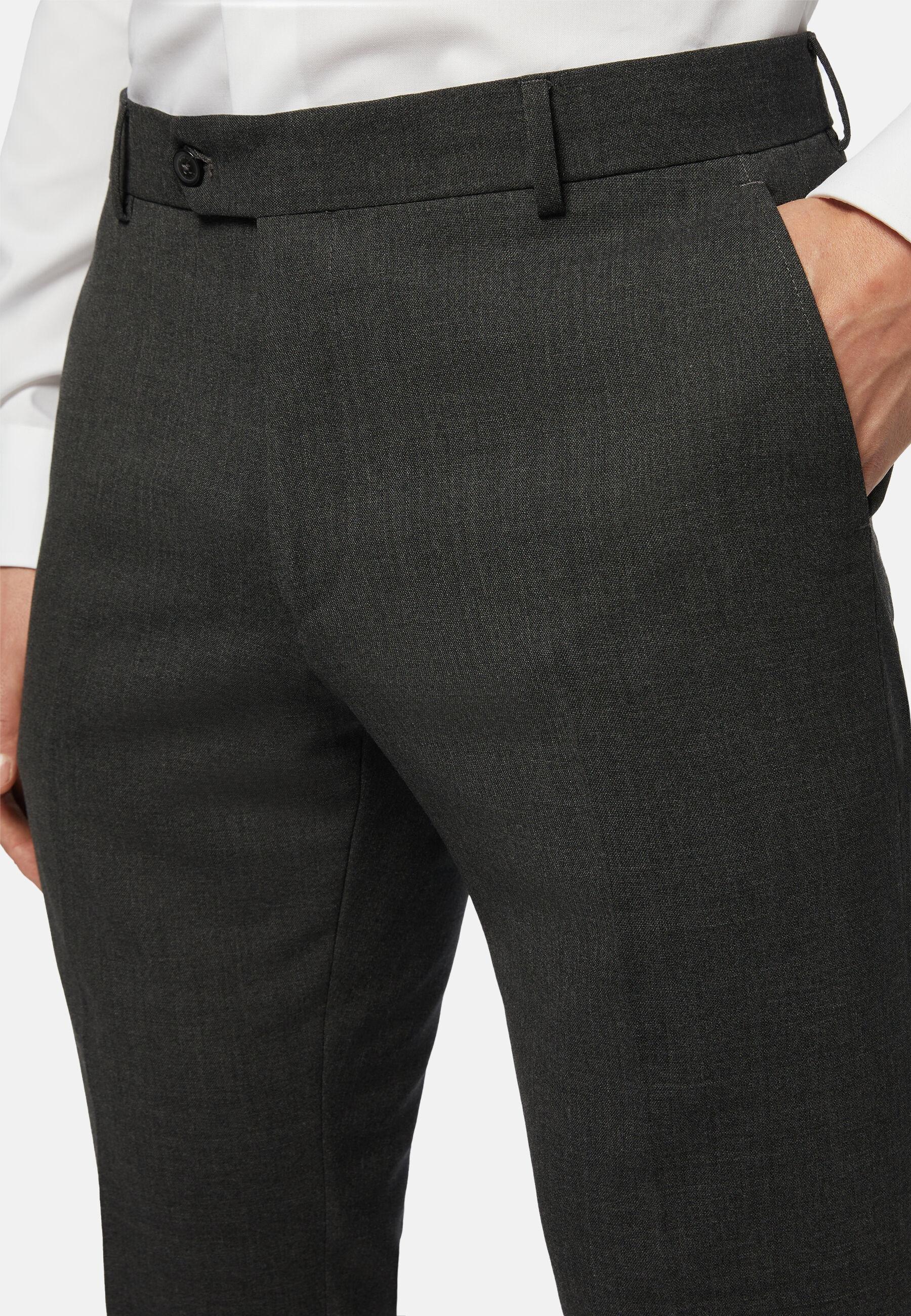 Travel Wool Trousers Grey, Grey, large image number 5