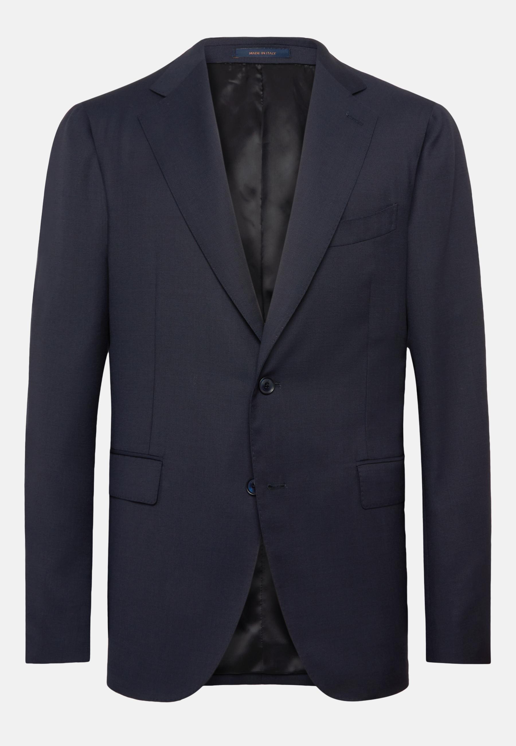 Woven Fabric Jacket Navy, Navy blue, large image number 3