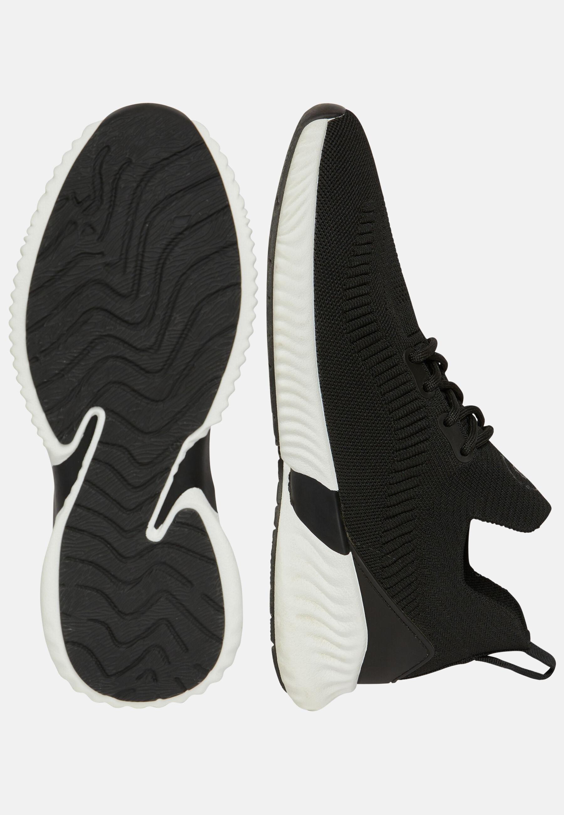 Black Recycled Yarn Willow Trainers Black, Black, large image number 5