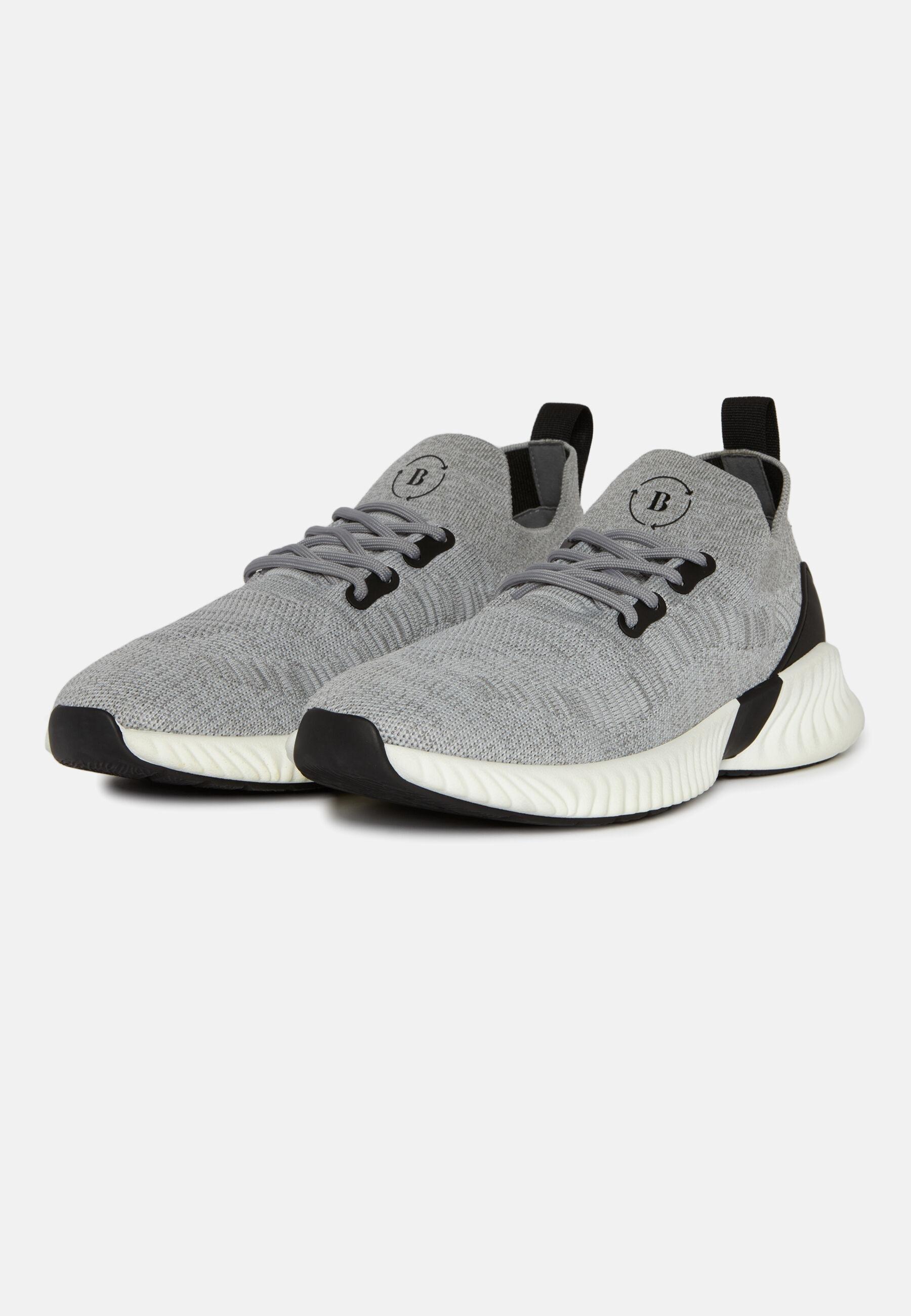 Recycled Yarn Willow Trainers Grey, Light grey, large image number 3