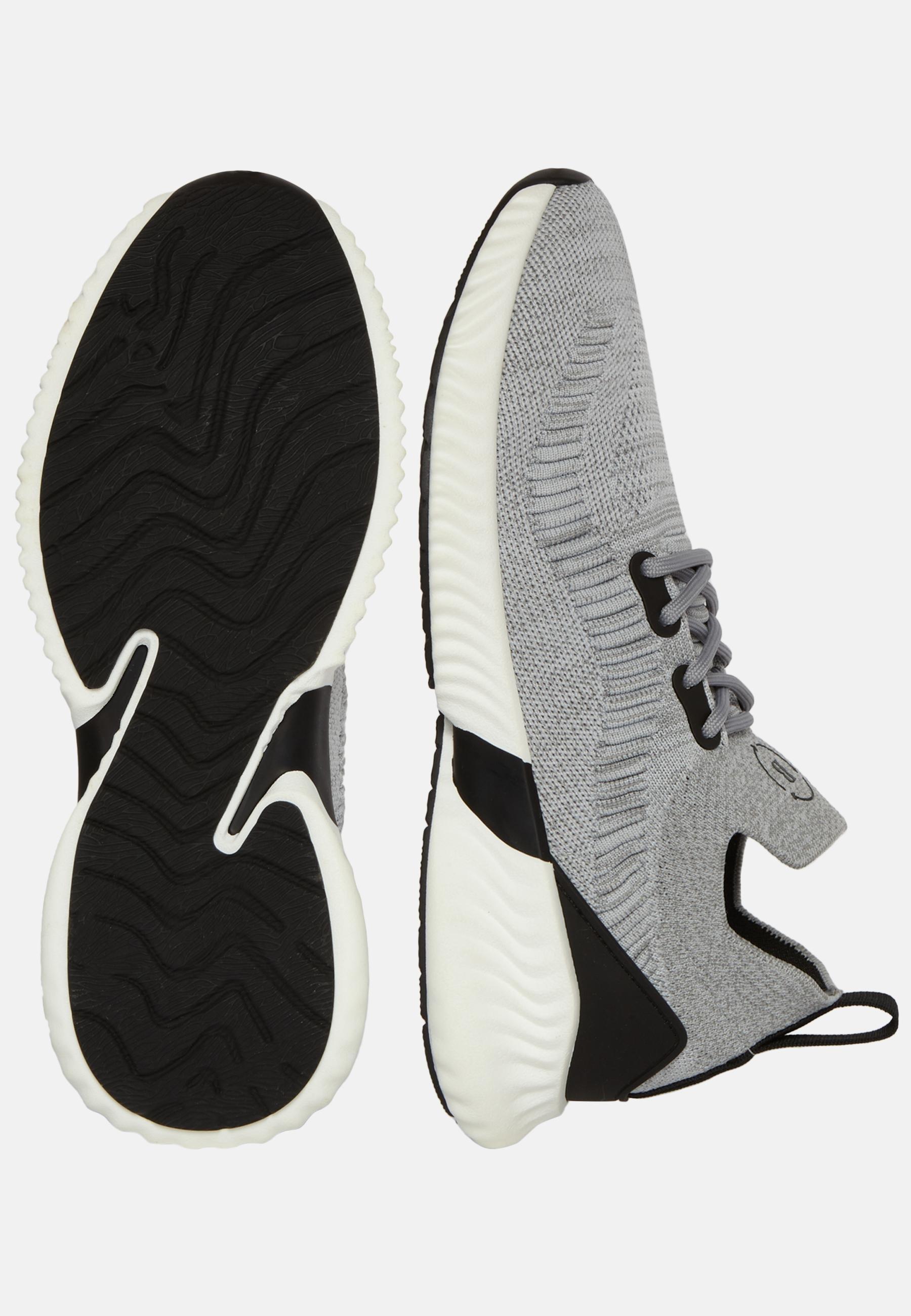 Recycled Yarn Willow Trainers Grey, Light grey, large image number 4