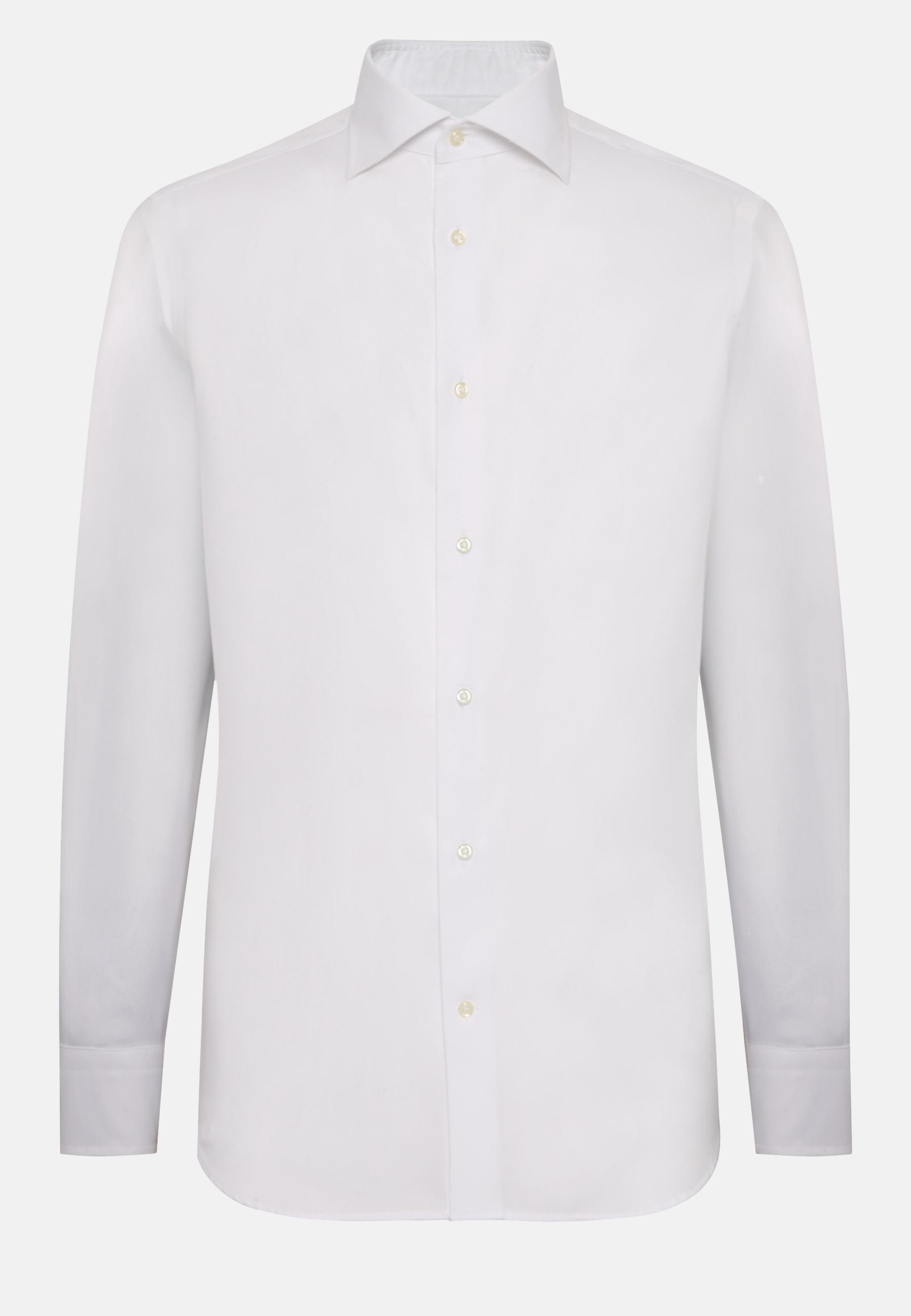 White Cotton Dobby Shirt, , large image number 4