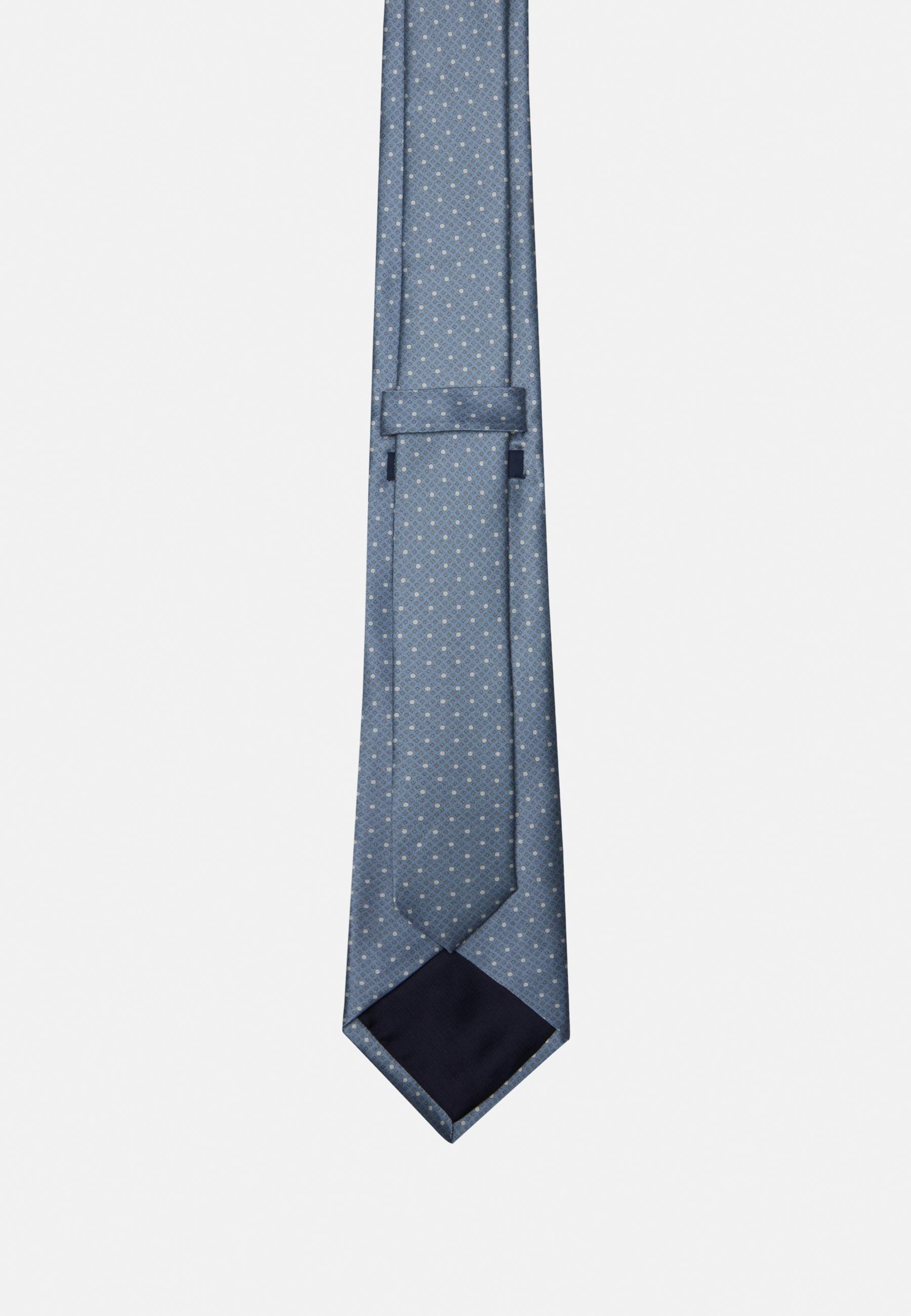Light Blue Polka Dot Silk Tie, , large image number 2