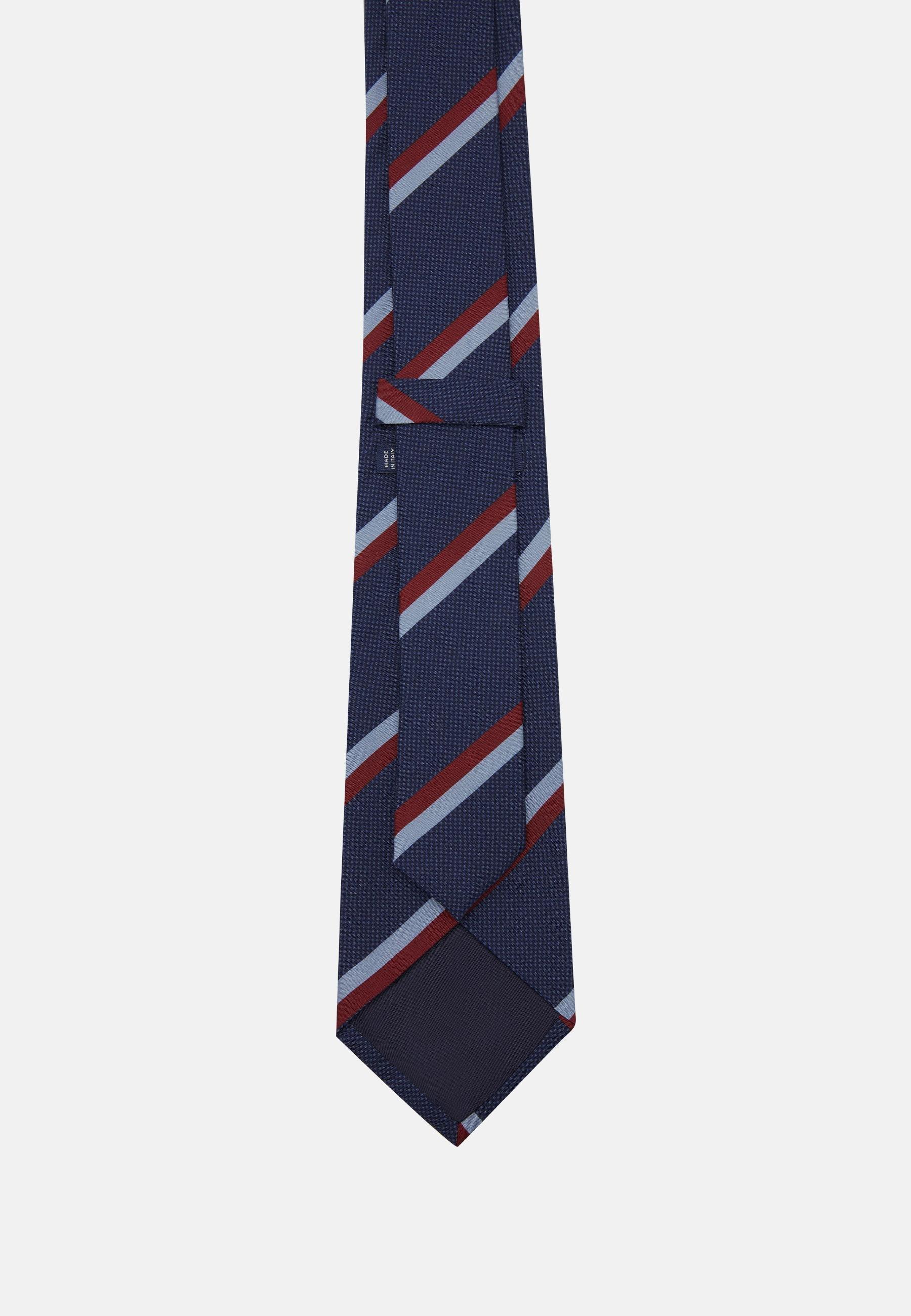 Blue Regimental Silk Tie, , large image number 1