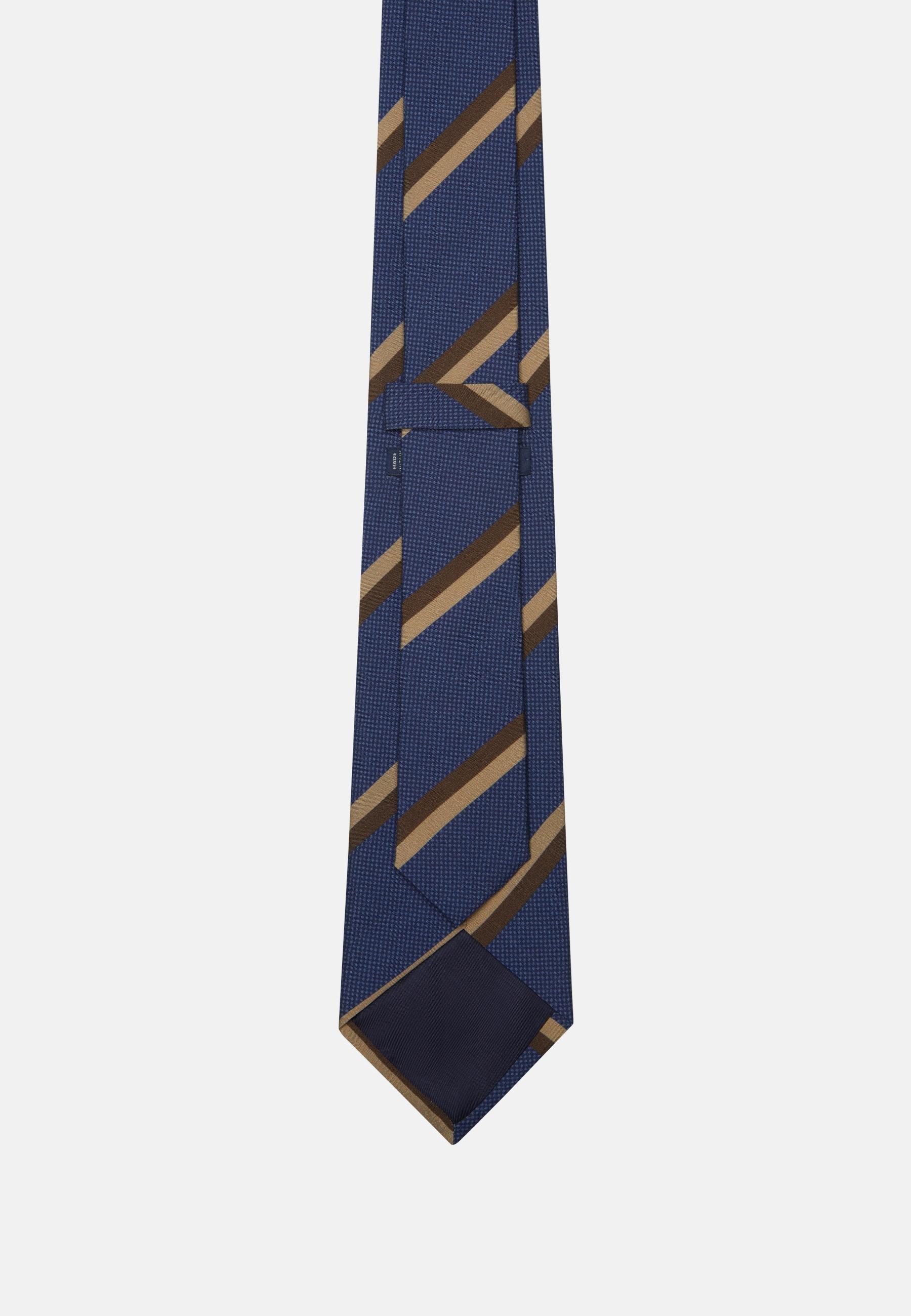 Blue Regimental Silk Tie, , large image number 2