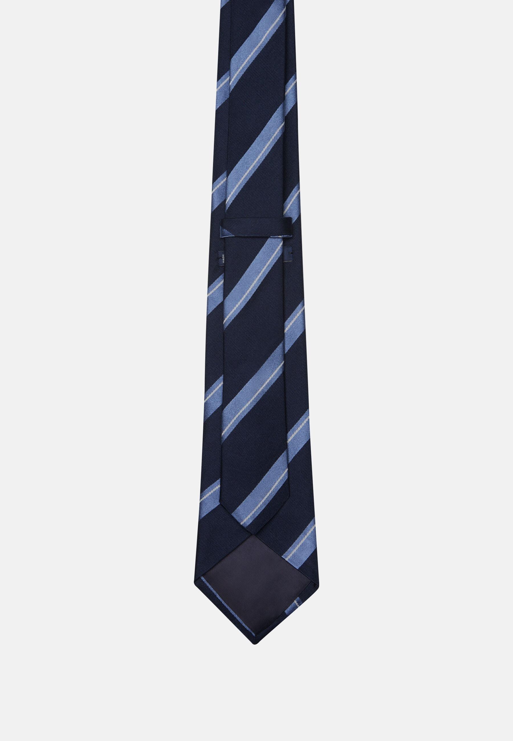 Blue Regimental Silk Tie, , large image number 1
