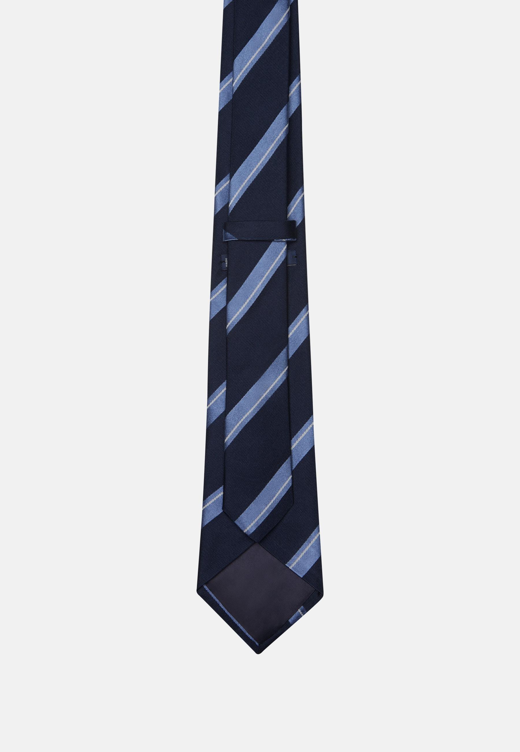 Blue Regimental Silk Tie, , large image number 2