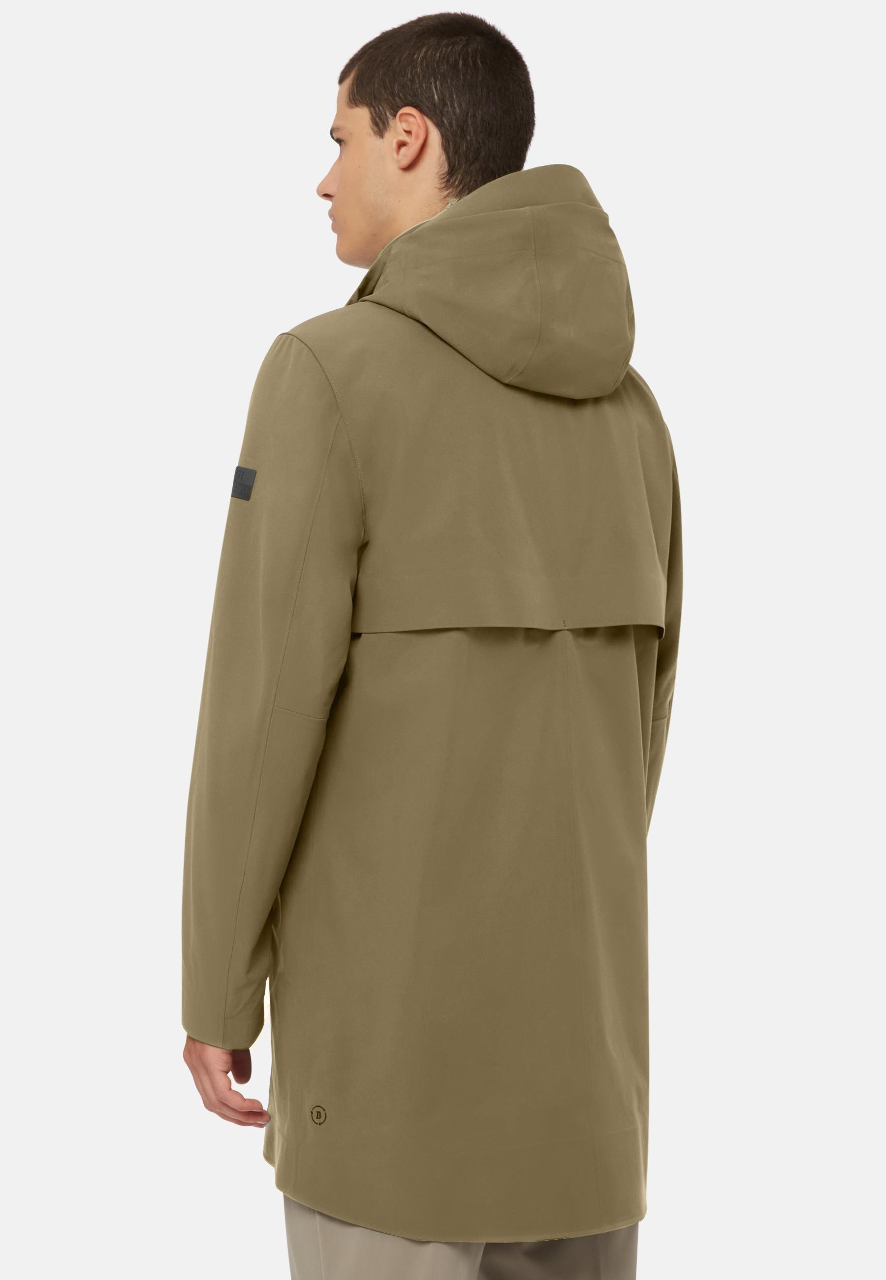 B Tech Recycled Technical Fabric Parka Green, Military Green, medium