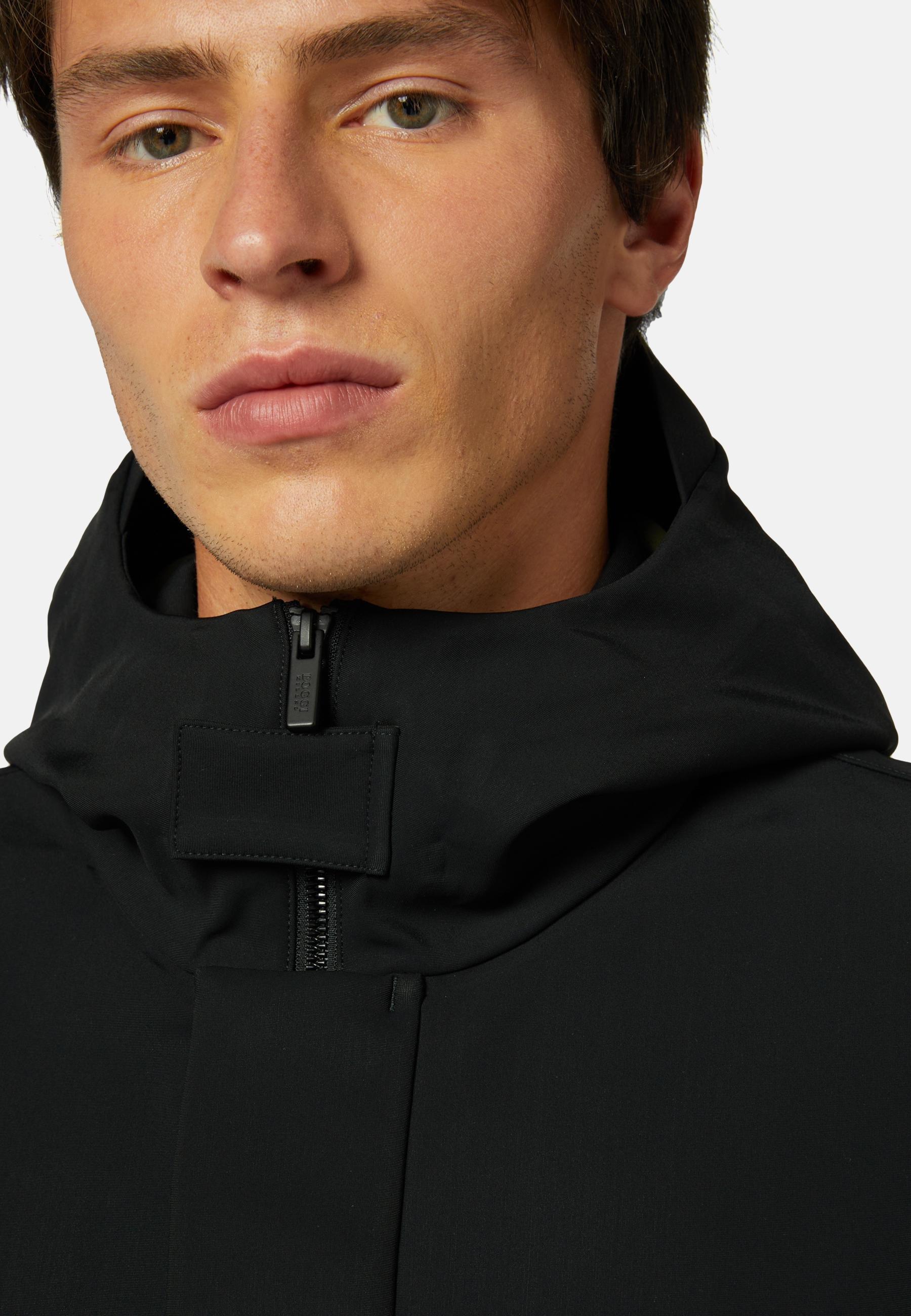 B Tech Recycled Technical Fabric Jacket Black, , large image number 2