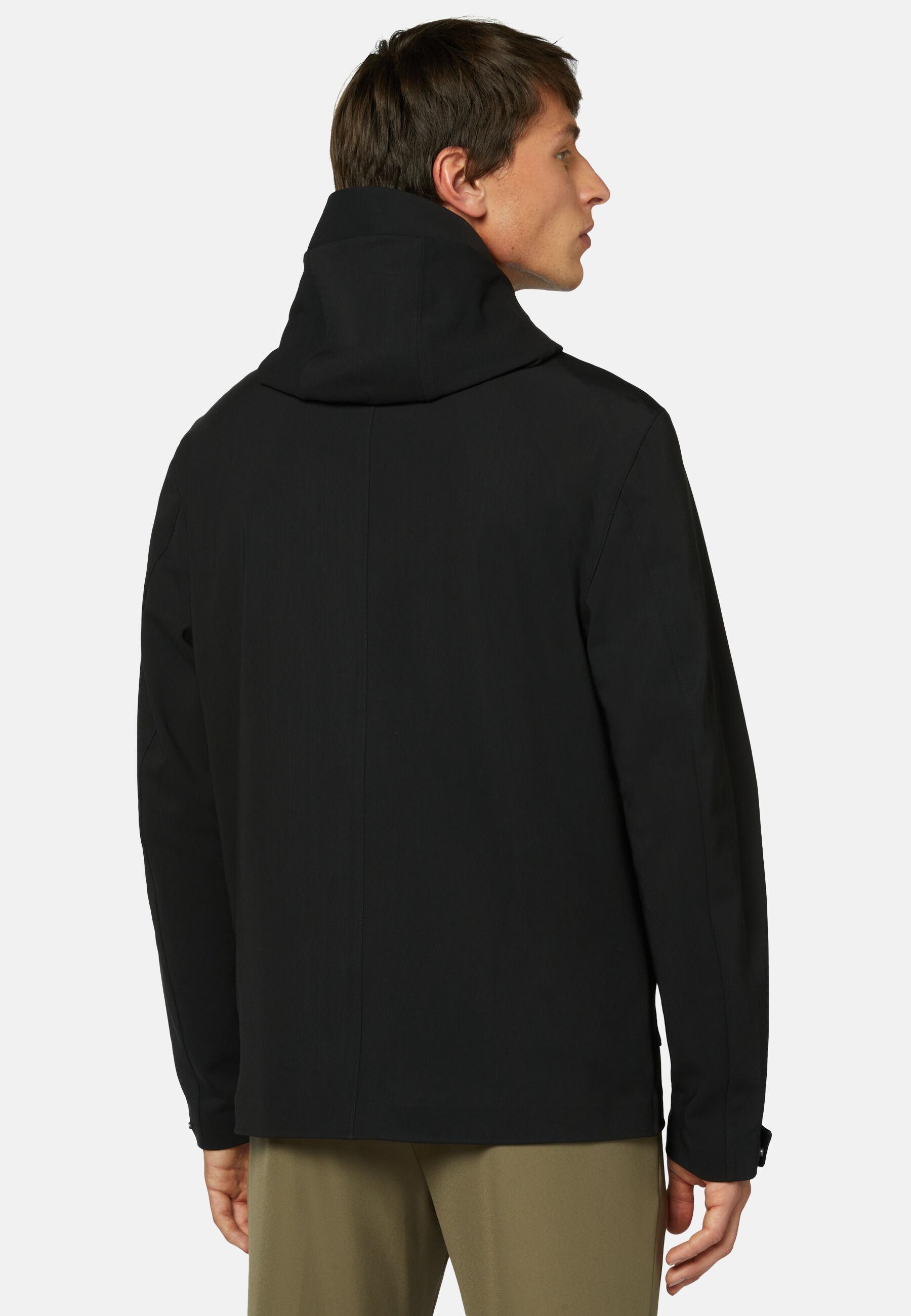 B Tech Recycled Technical Fabric Jacket Black, 3901_BLAC, large image number 3