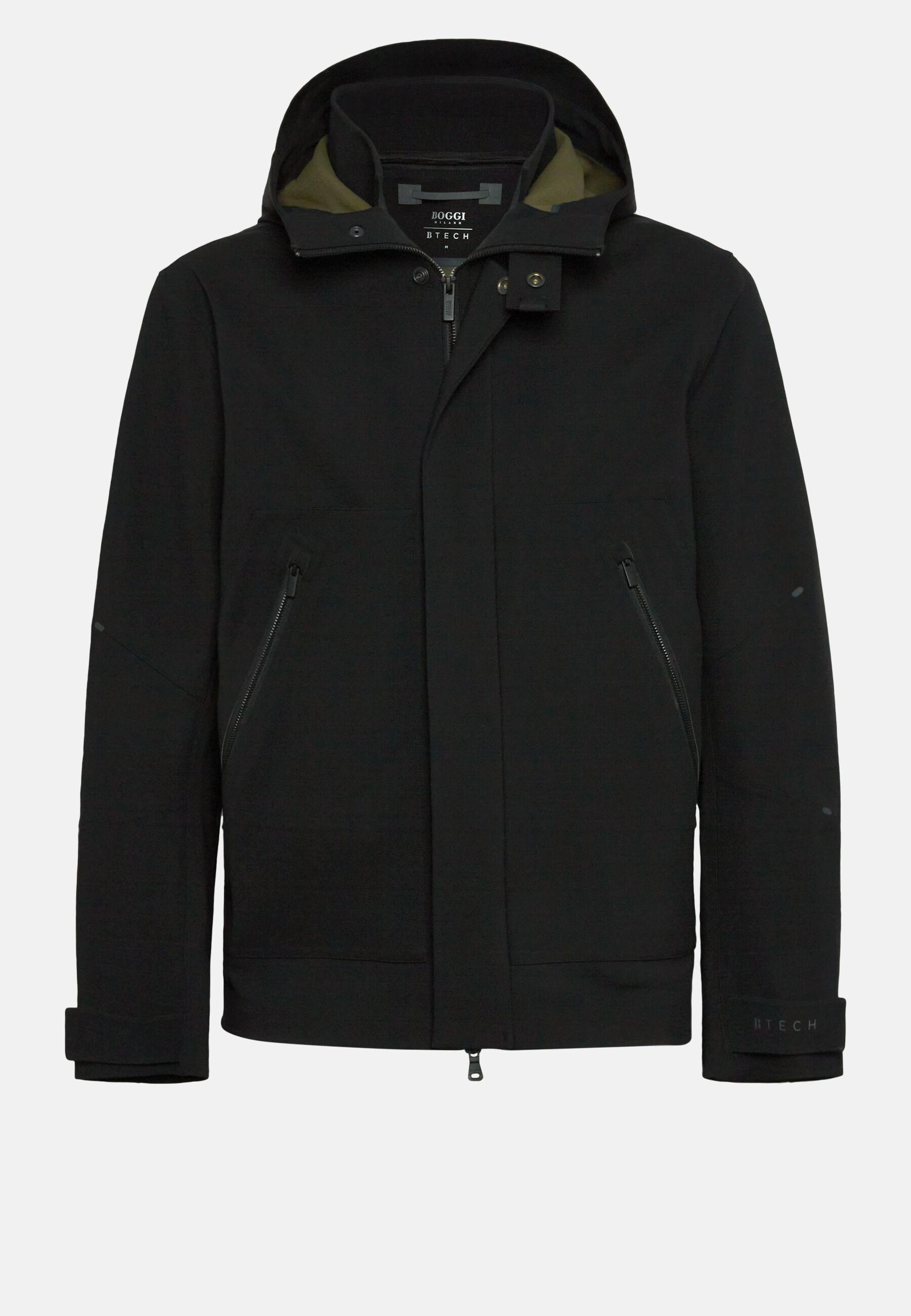B Tech Recycled Technical Fabric Jacket Black, 3901_BLAC, large image number 7