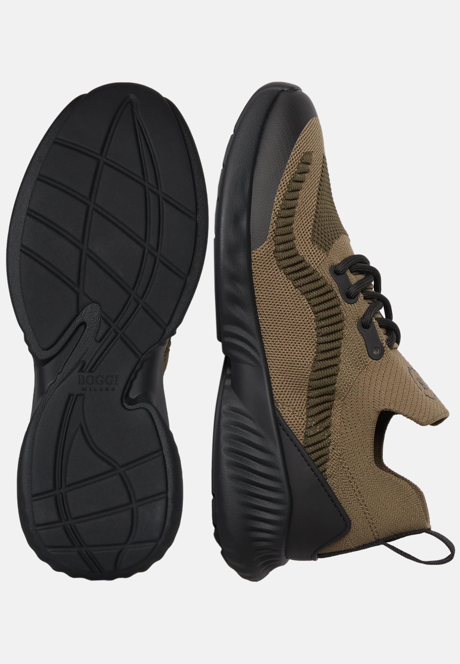 Recycled Yarn Willow Trainers Green, Military Green, large image number 5