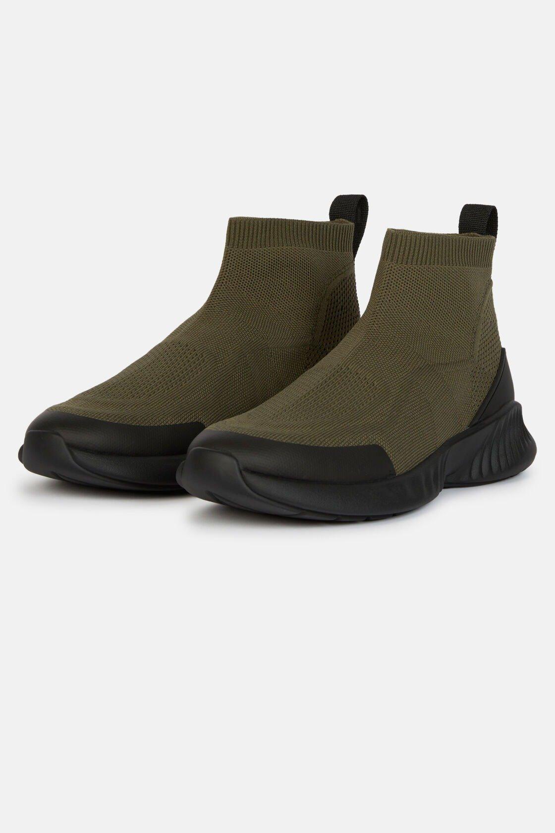 Recycled Yarn Willow Trainers Green, Military Green, large image number 4