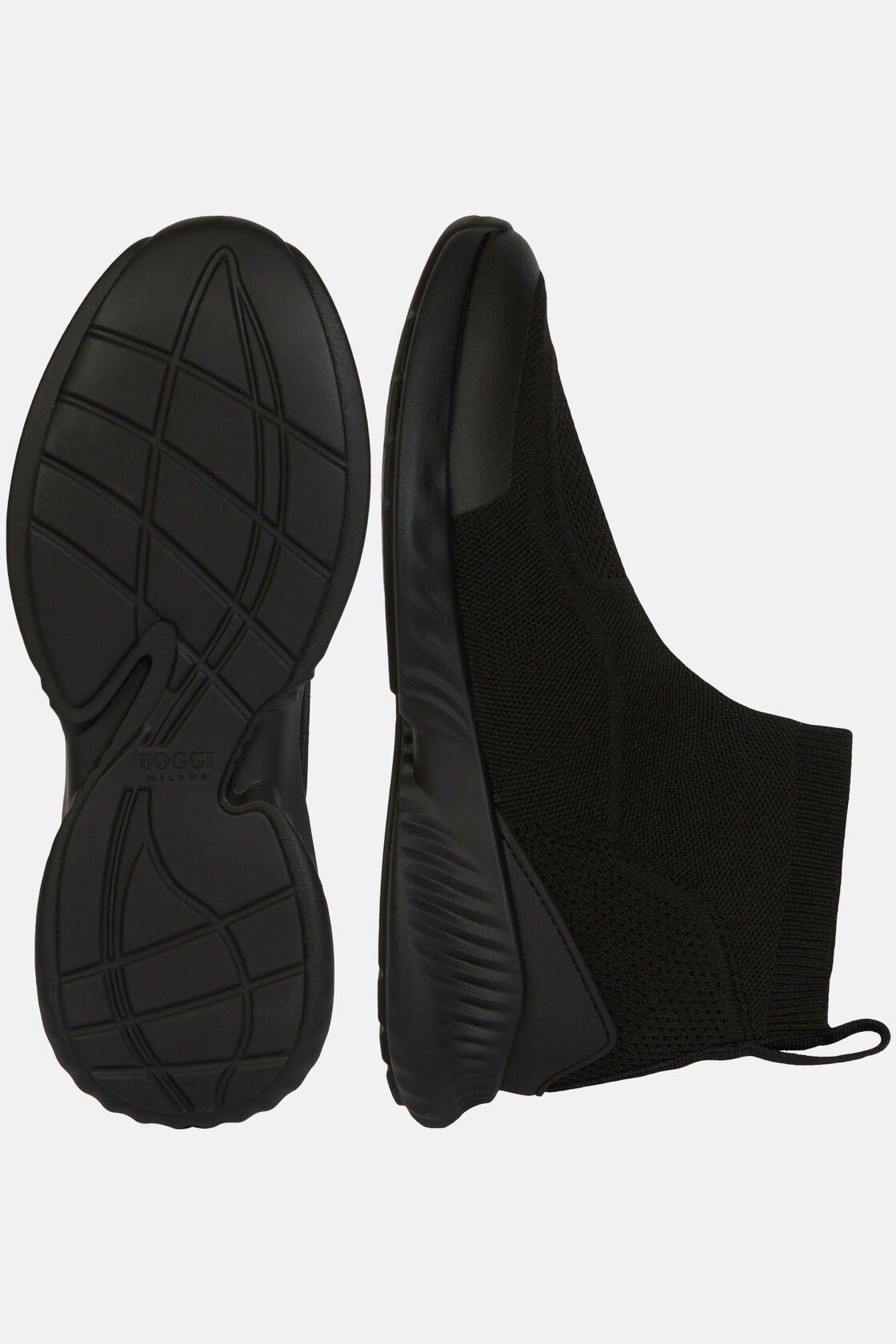 Recycled Yarn Willow Trainers Black, Black, large image number 7