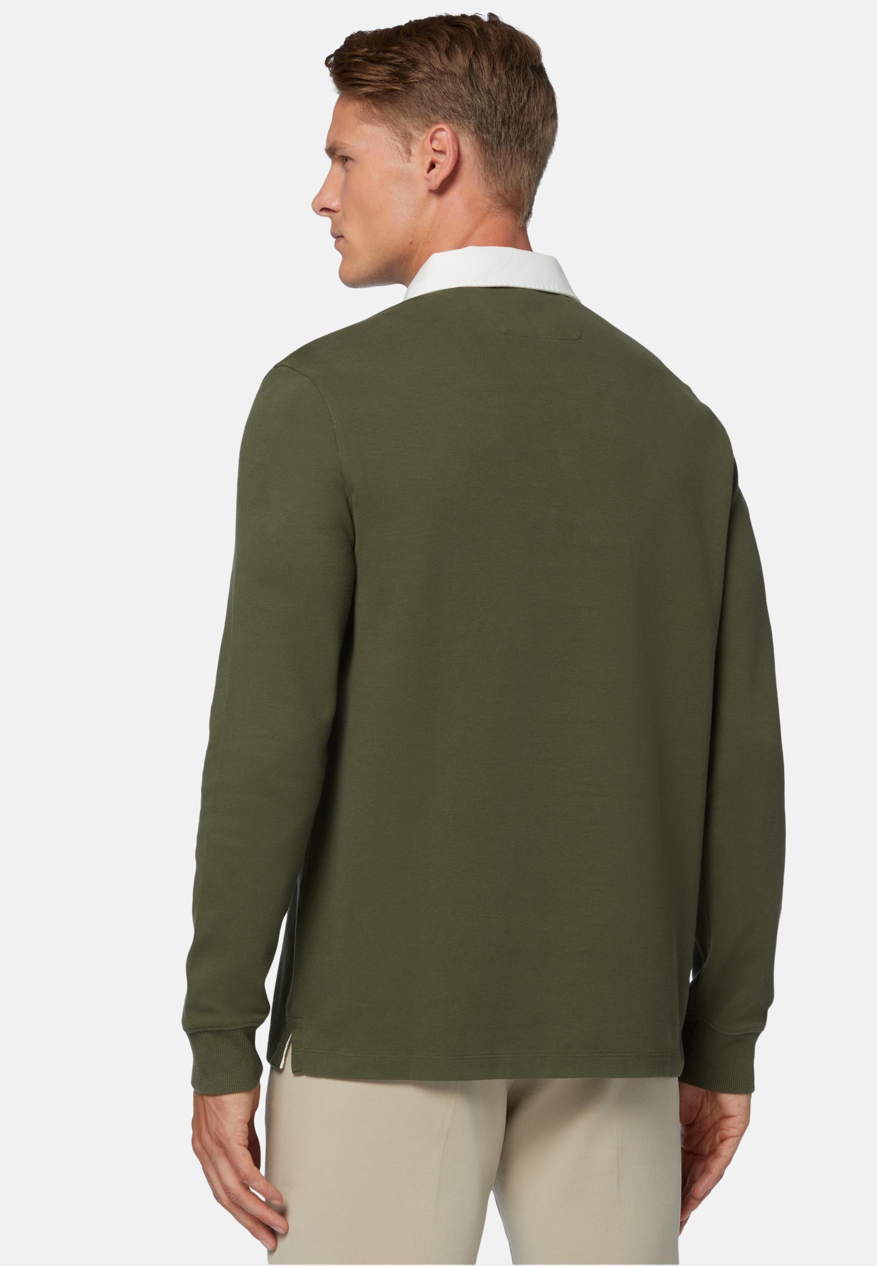 High-Performance Jersey Polo Shirt Green, Military Green, large image number 1