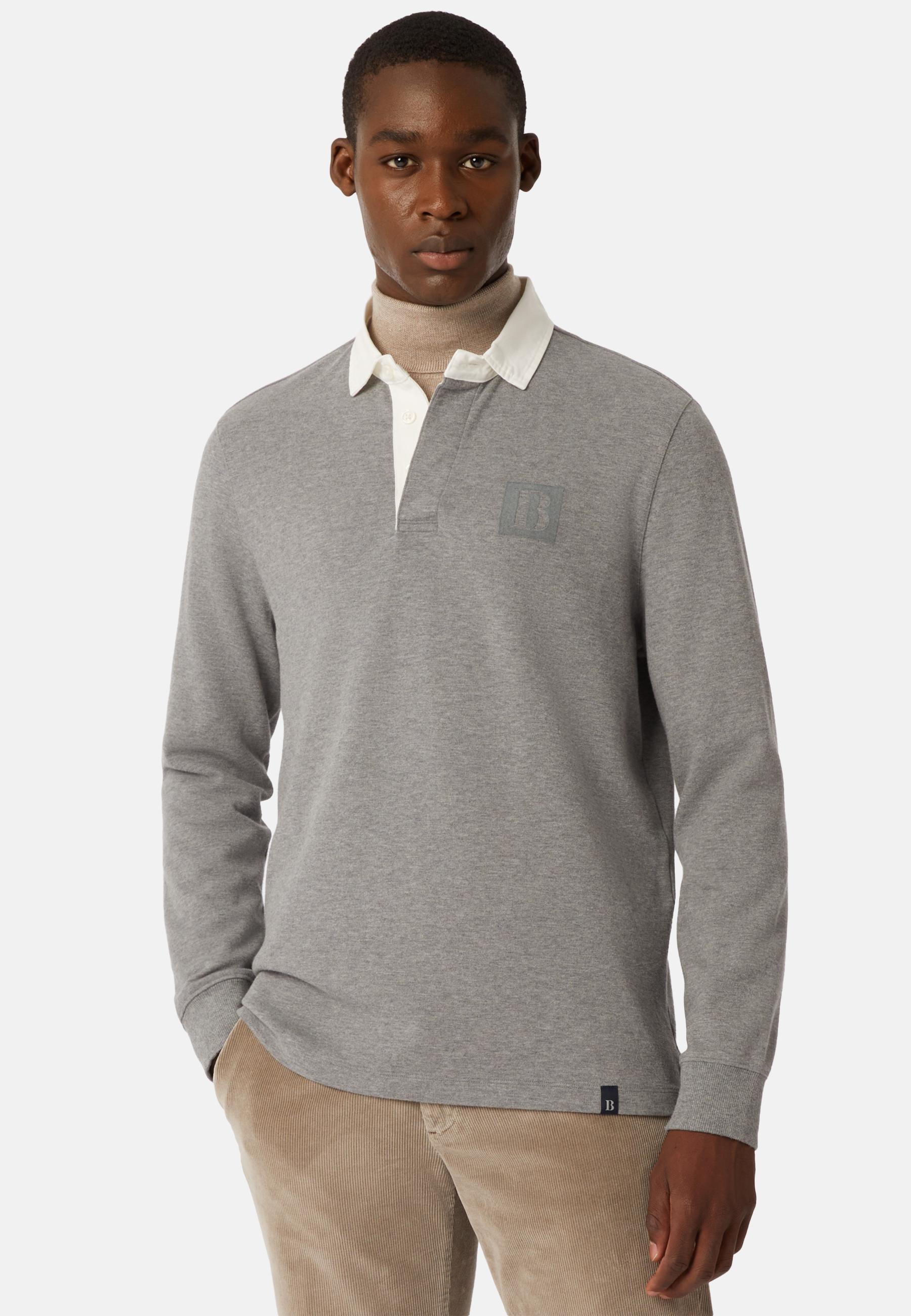 High-Performance Jersey Polo Shirt Grey, , large image number 0