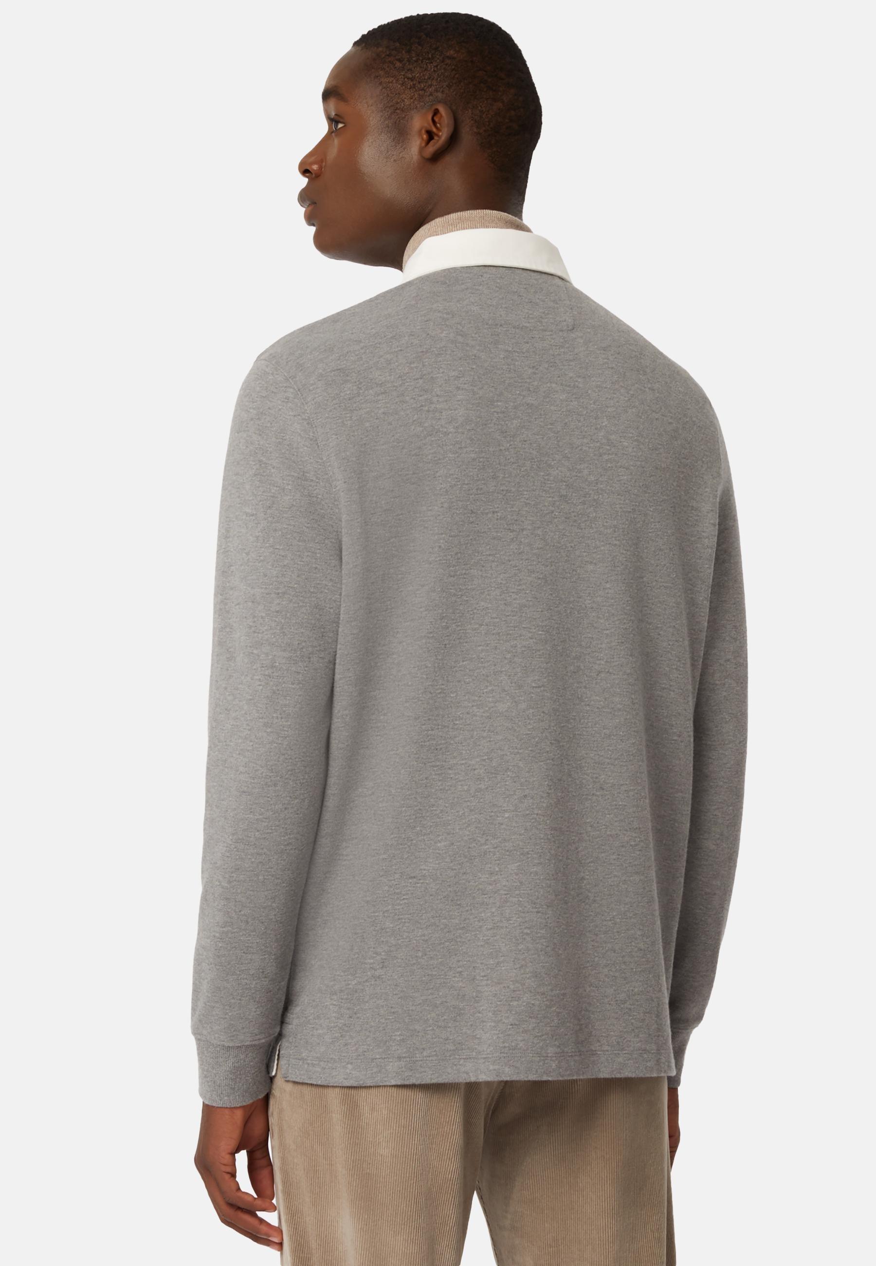 High-Performance Jersey Polo Shirt Grey, , large image number 3