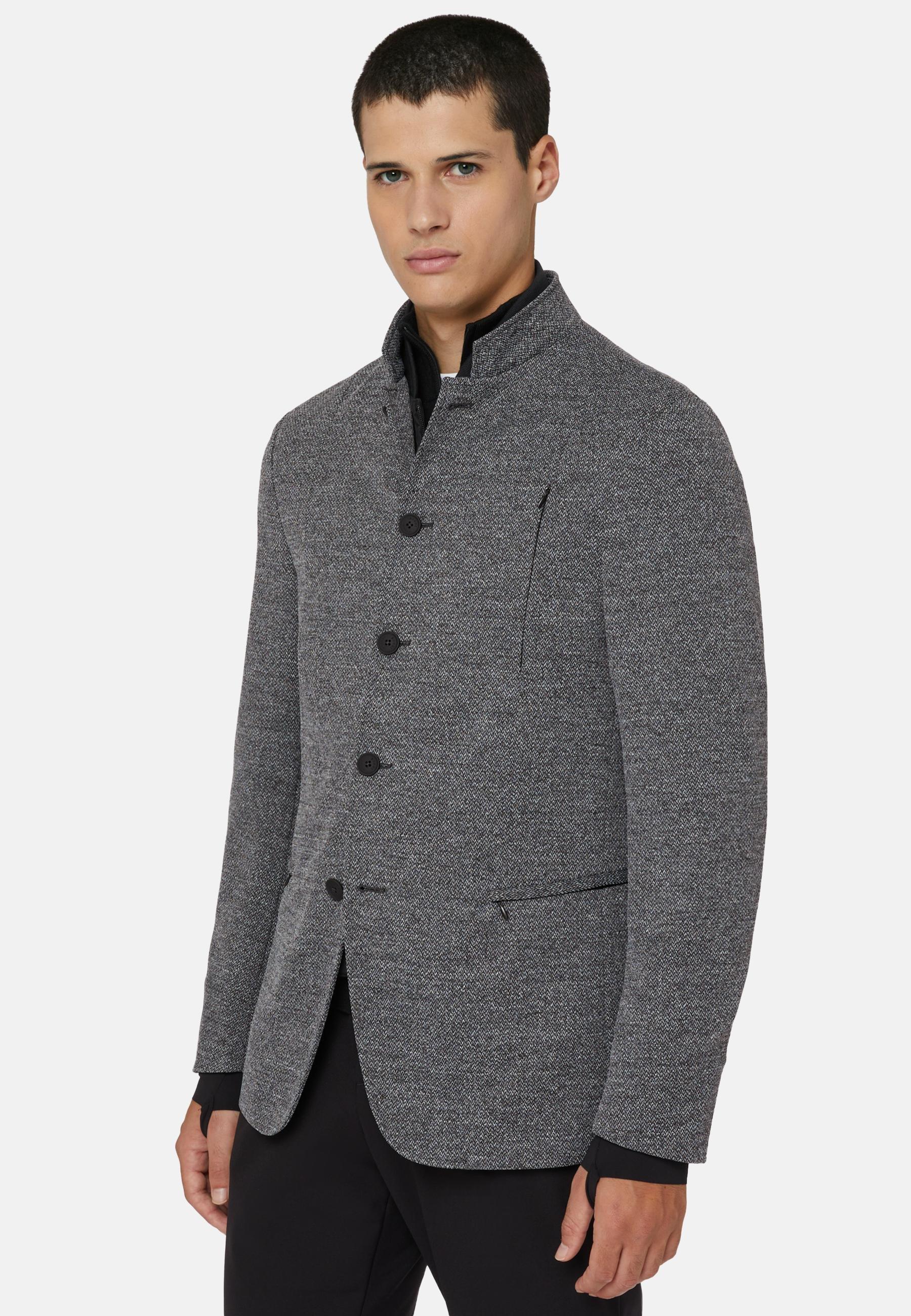 B Tech Recycled Fabric Cycling Jacket Grey, , large image number 0