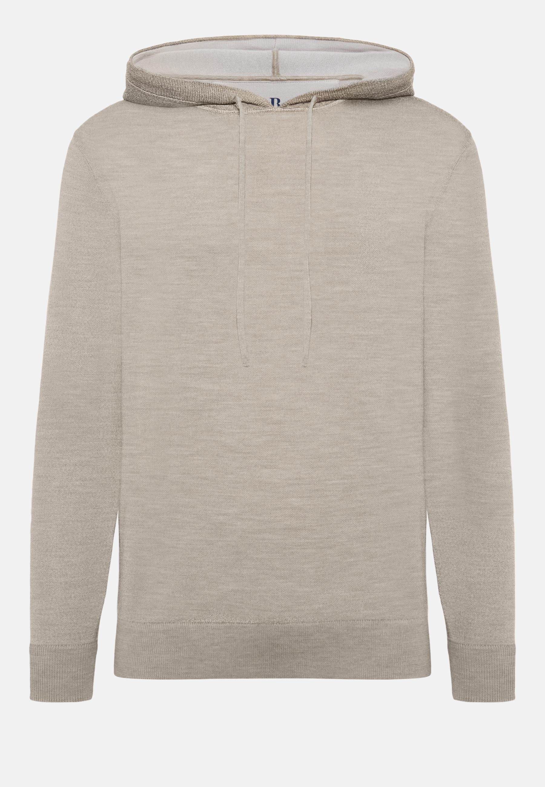 Double Hooded Jumper Beige, Sand, large image number 6