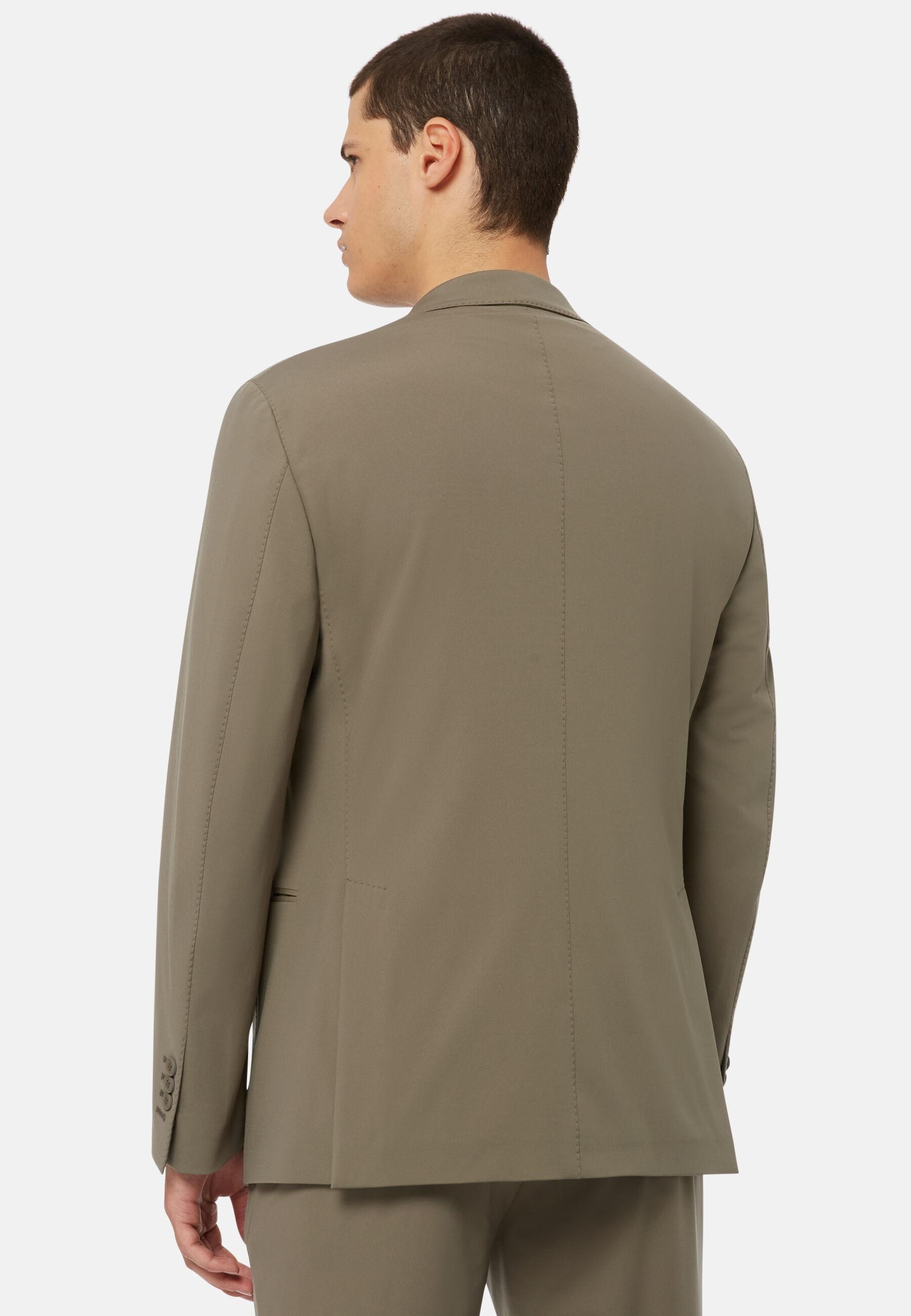 B Tech Stretch Nylon Jacket Green, Military Green, large image number 3