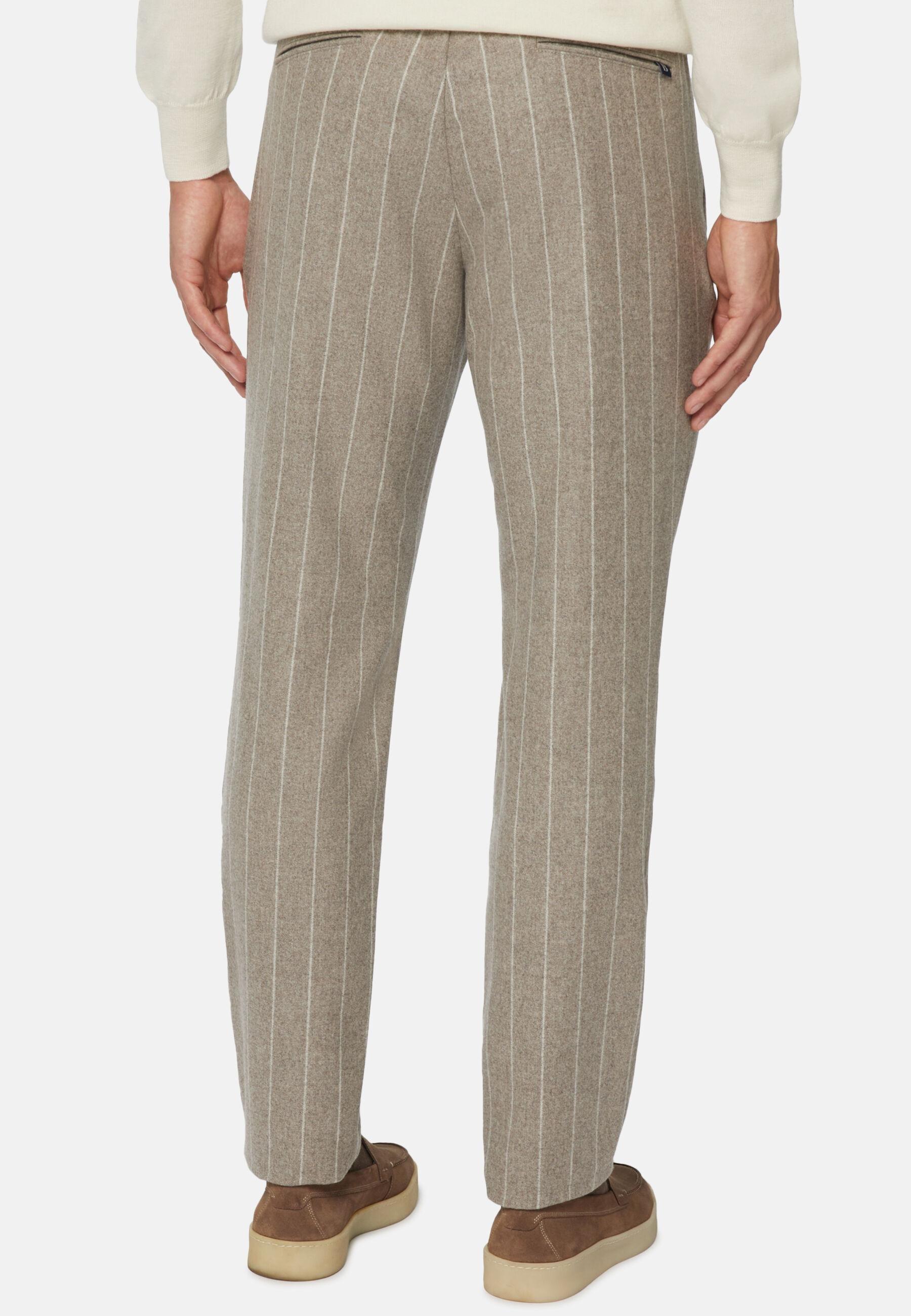 City Trousers In Flannel Beige, Beige, large image number 5