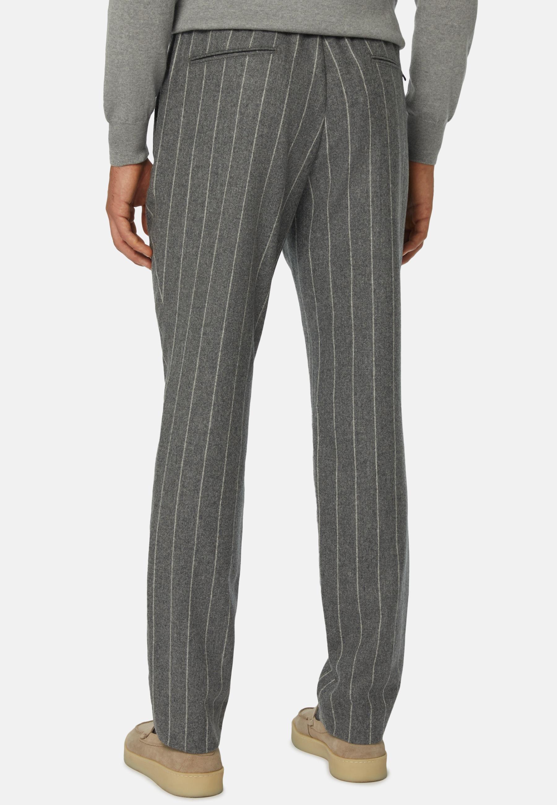City Trousers In Flannel Grey, , large image number 2