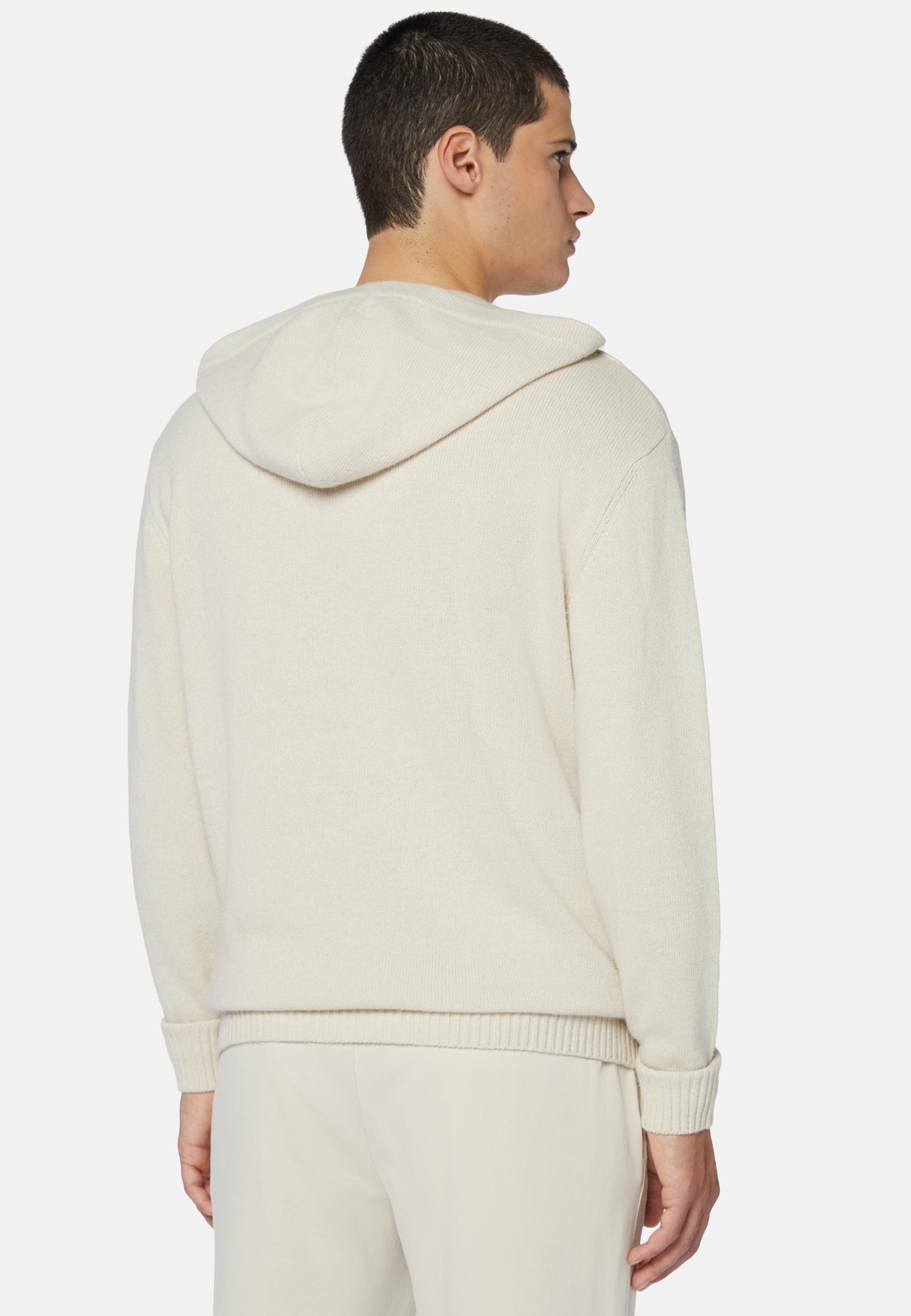 Hooded Jumper White, , large image number 1