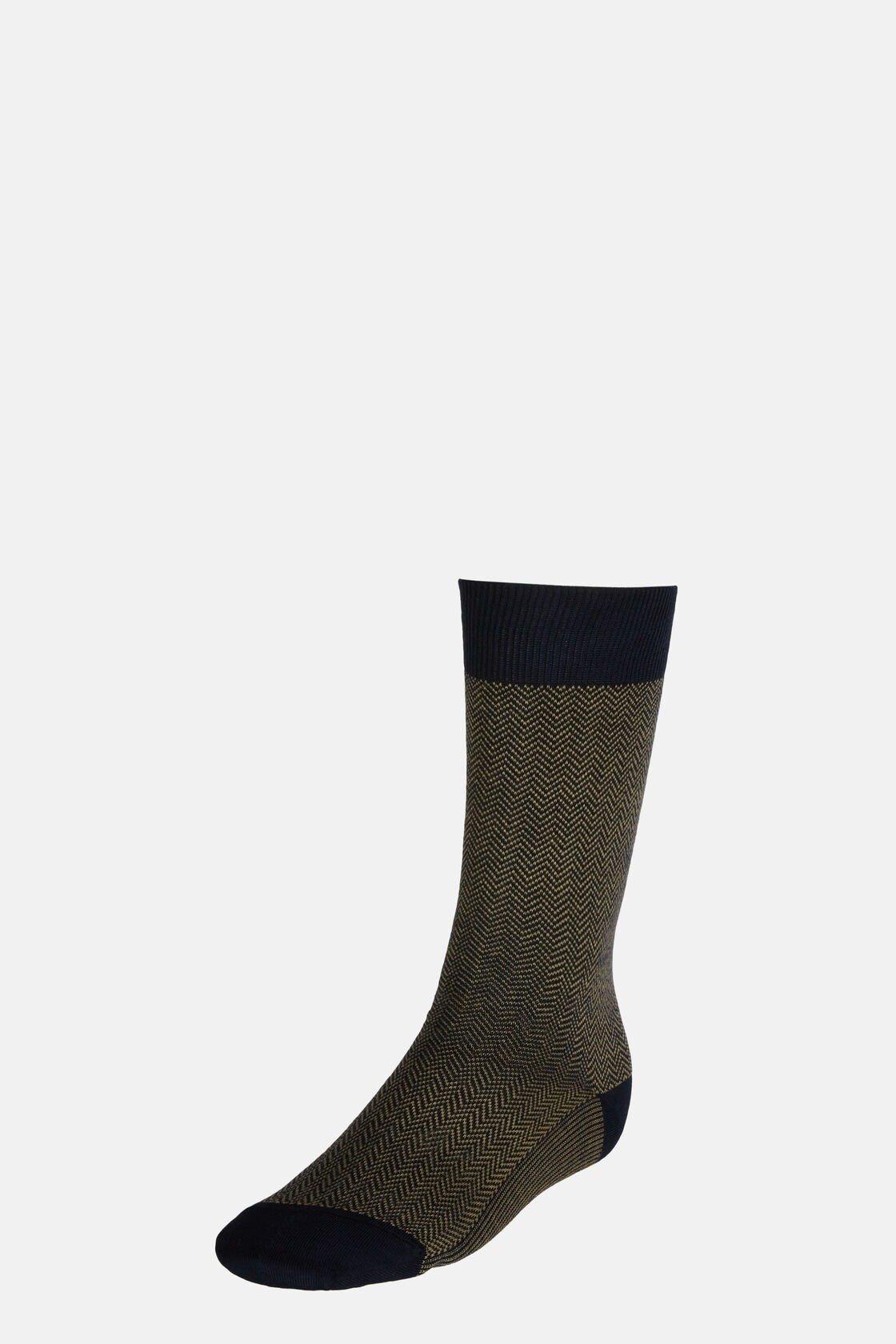 Organic Cotton Oxford Socks Green, Military Green, medium