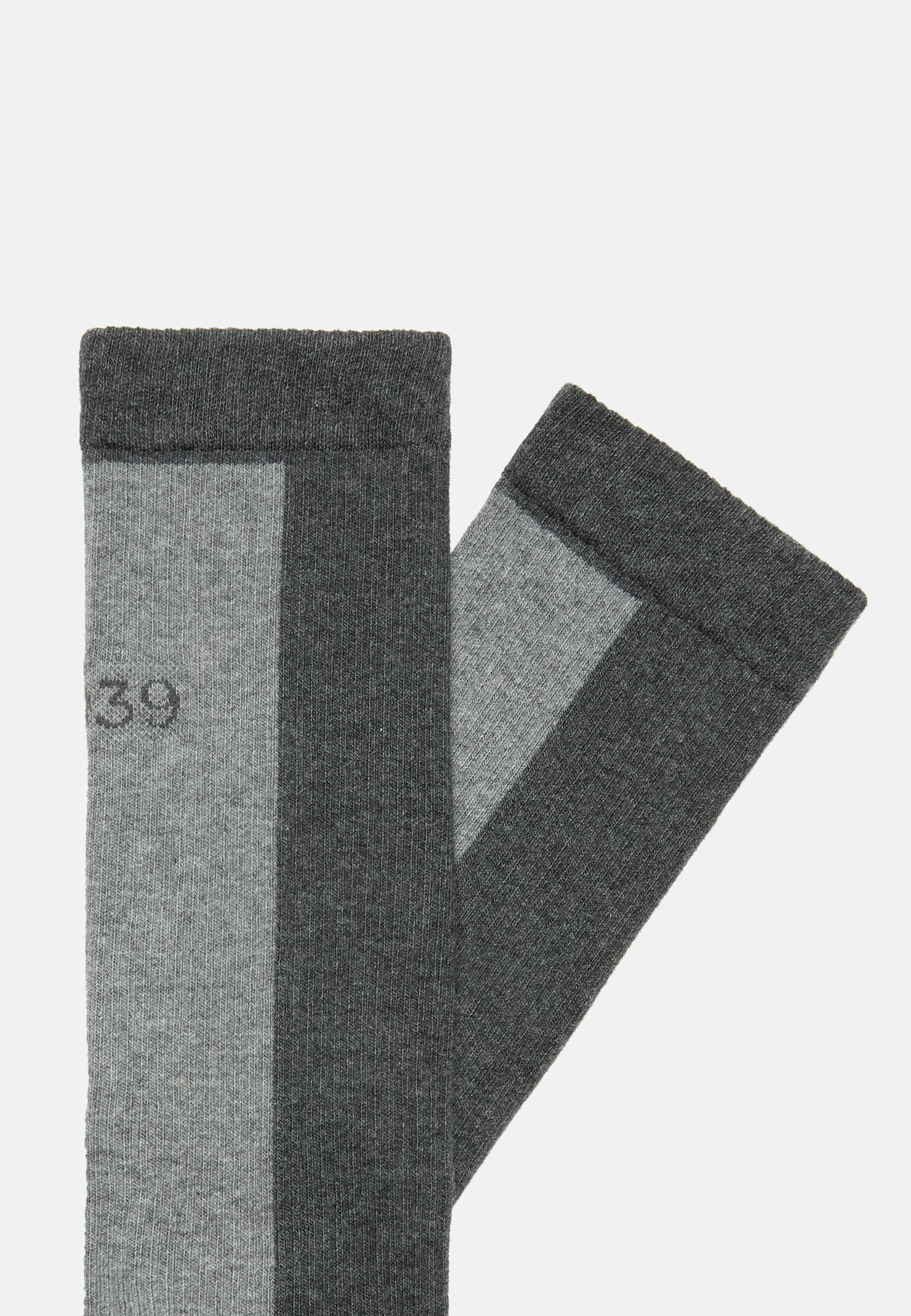 Colour-Blocking Socks Grey, Grey, large image number 0