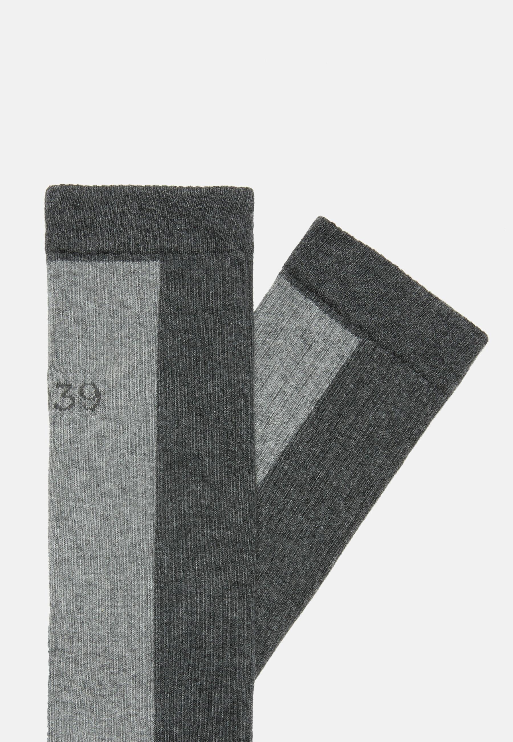 Colour-Blocking Socks Grey, 3901_GREY, medium
