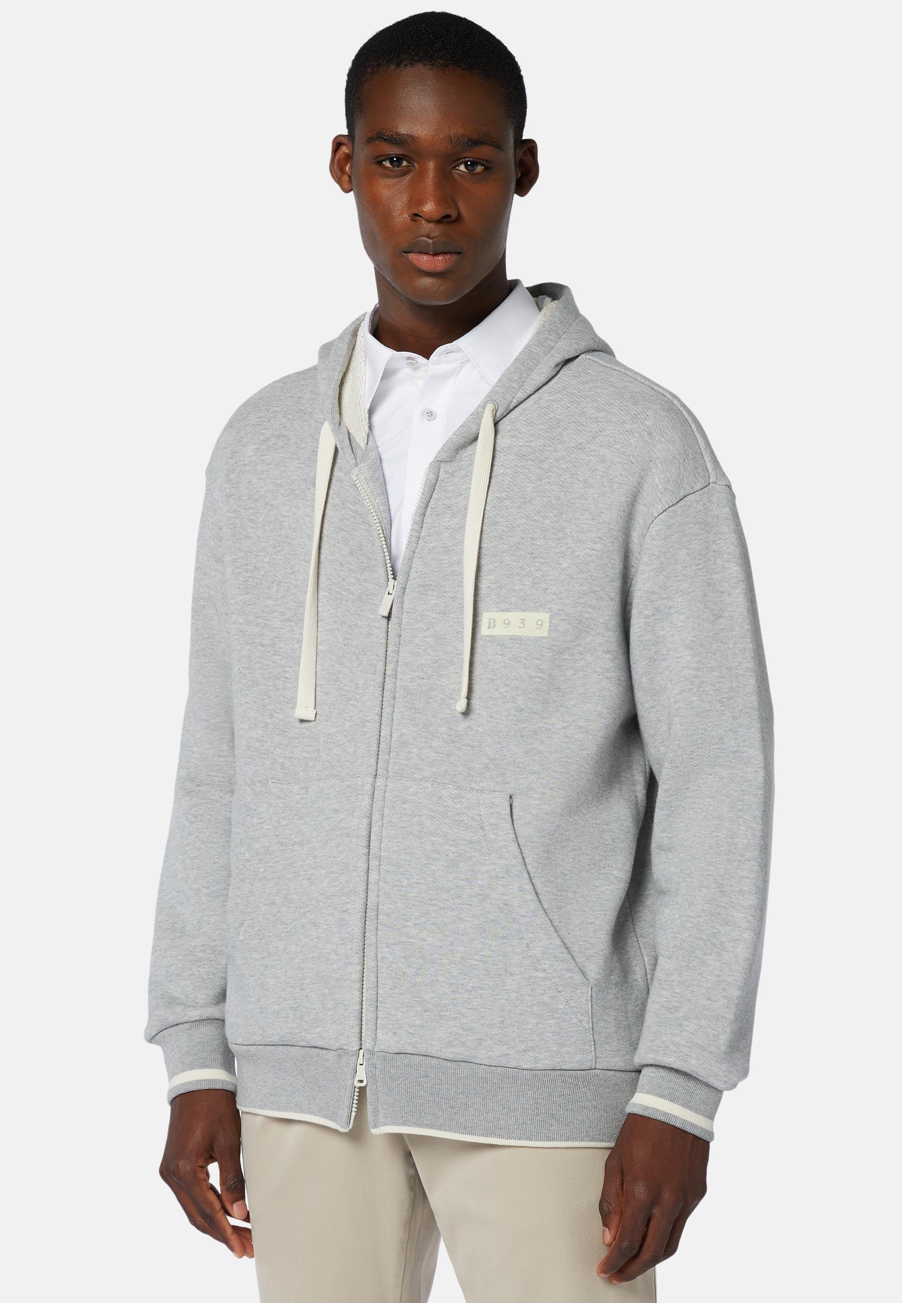 B939 Full-Zip Sweatshirt Grey, Grey, medium