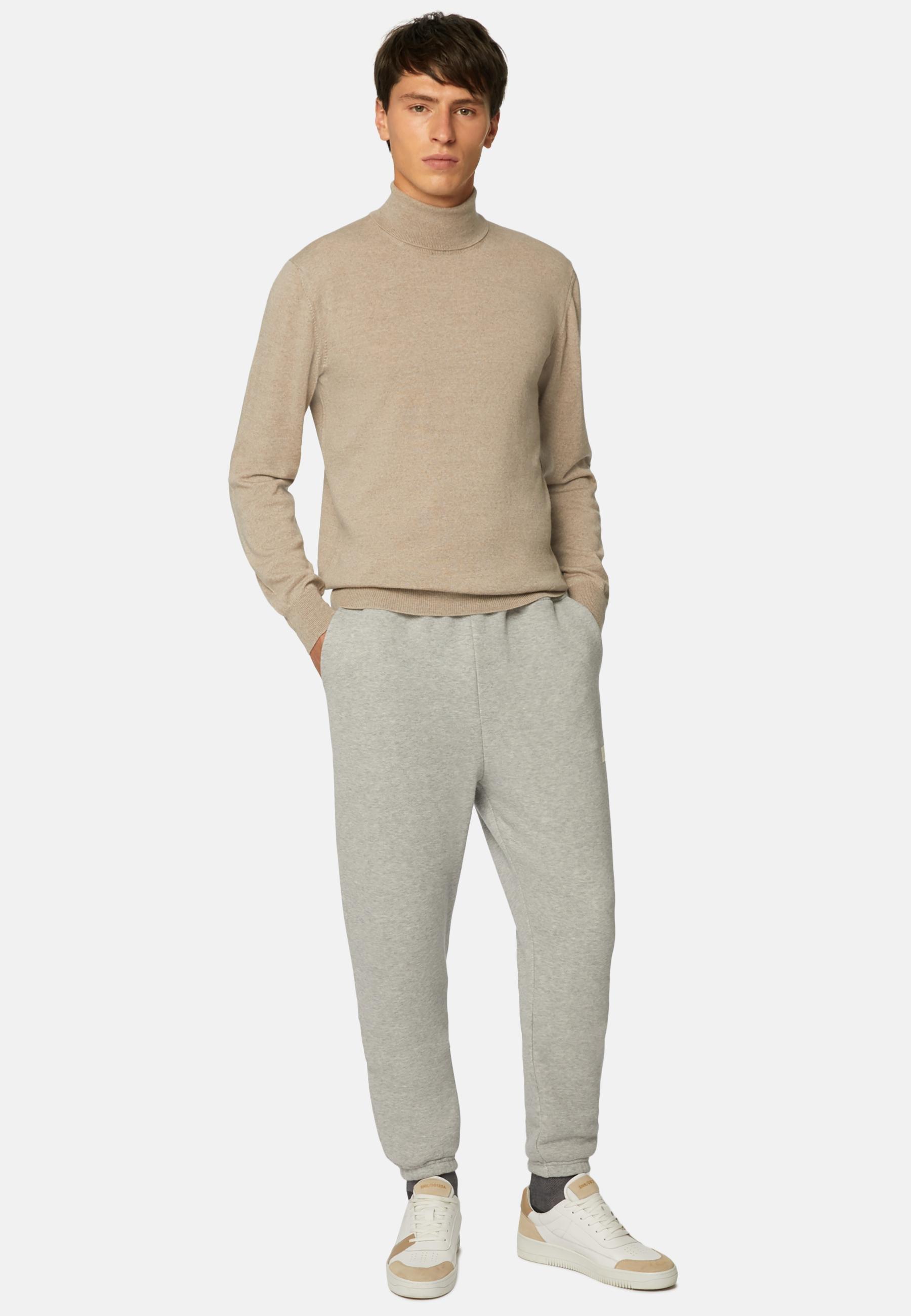 B939 Cotton And Nylon Blend Trousers Grey, , large image number 1