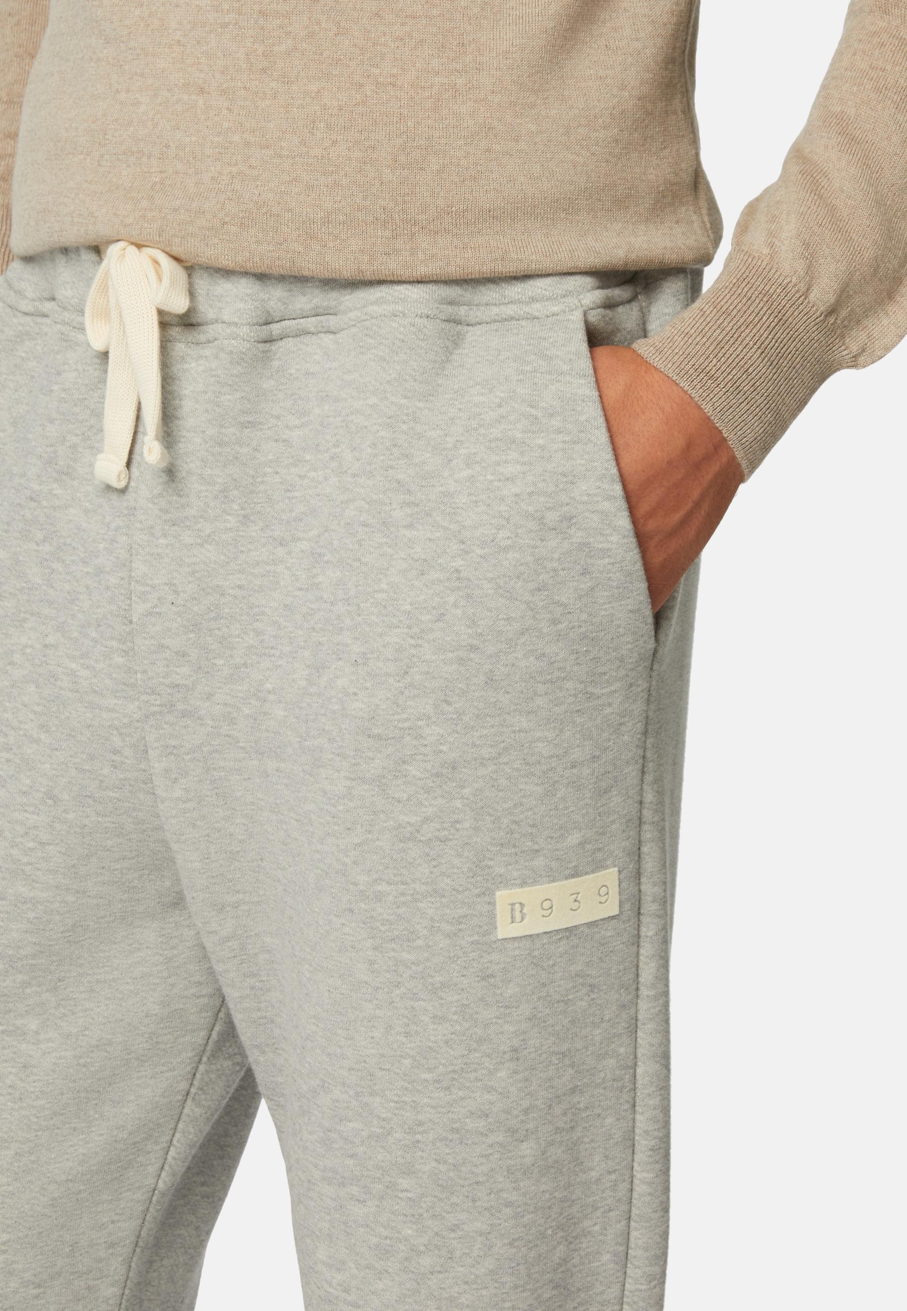 B939 Cotton And Nylon Blend Trousers Grey, , large image number 3