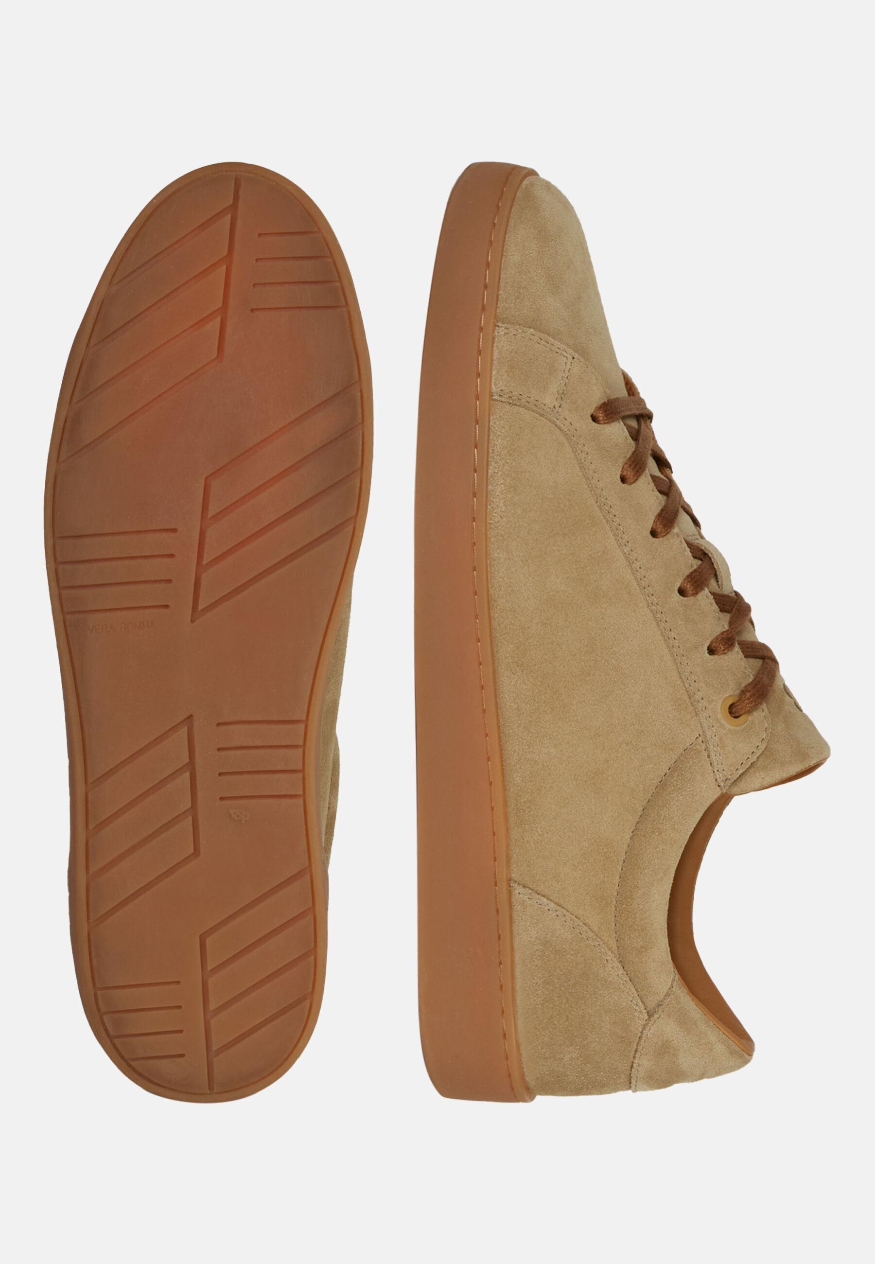 Suede Trainers Beige, Beige, large image number 5
