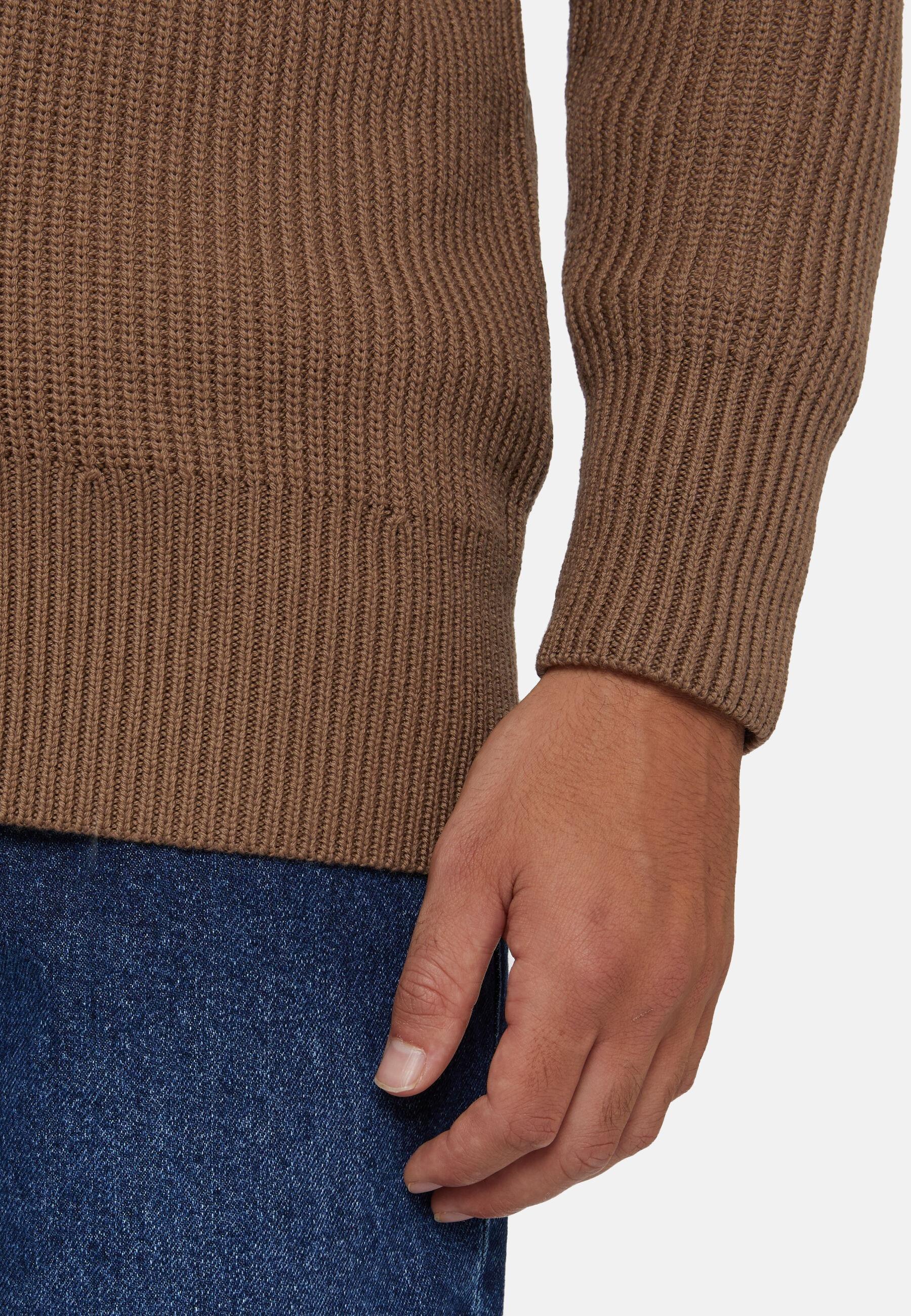 Shawl Neck Cardigan Brown, Hazelnut, large image number 5