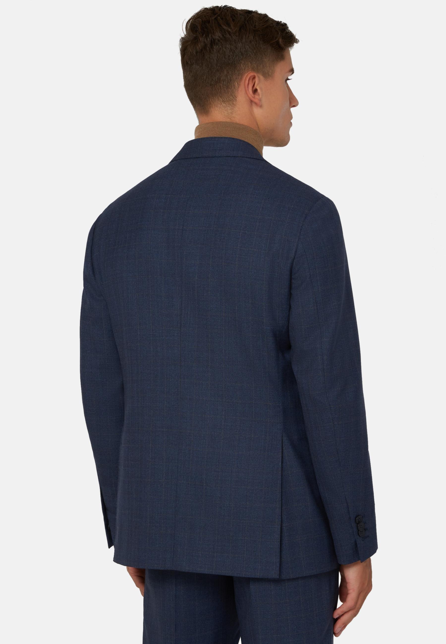 Blue Prince Of Wales Check Suit, , large image number 2
