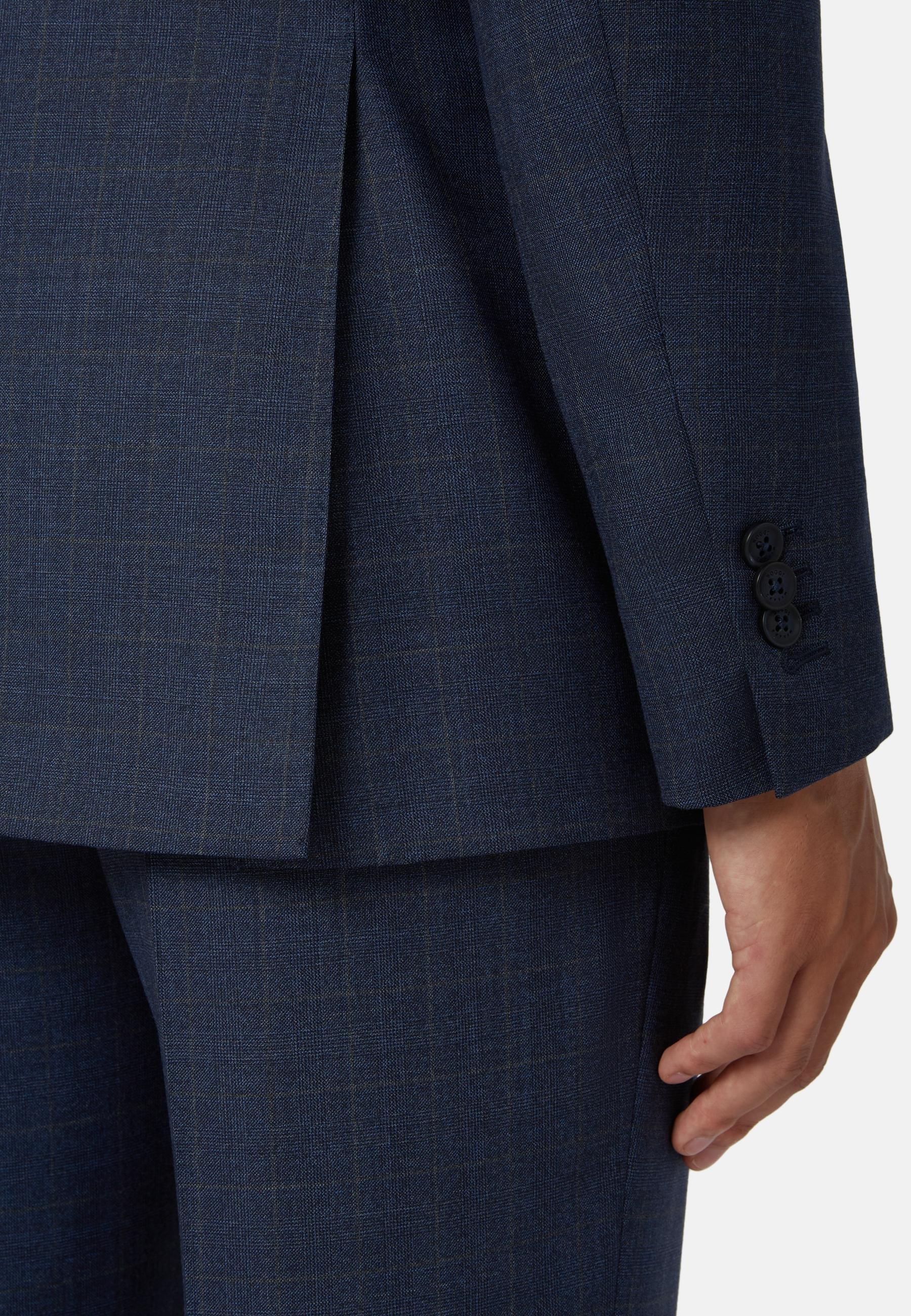 Prince Of Wales Check Suit Blue, Blue, large image number 6