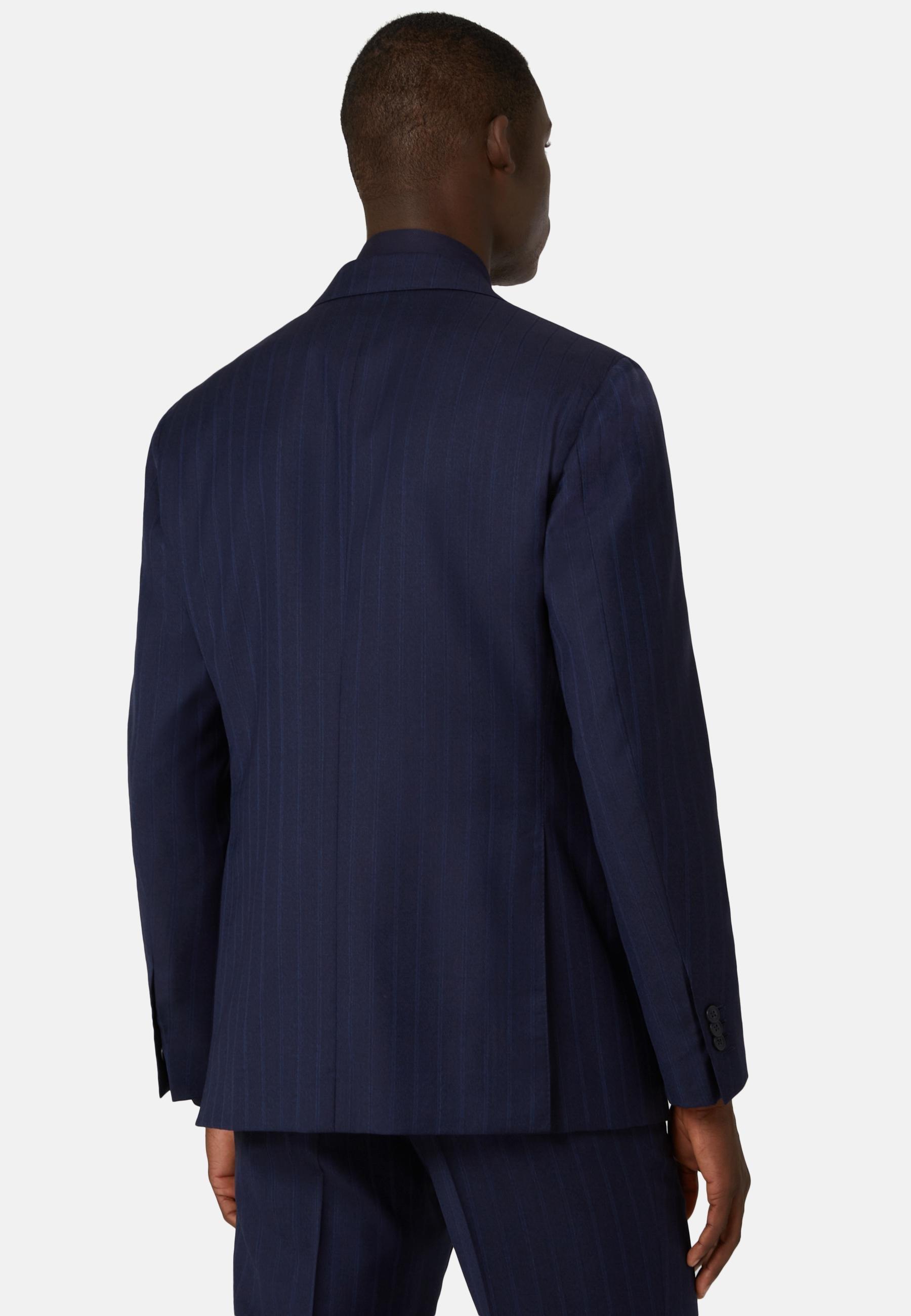 Pinstripe Suit Navy, , large image number 1