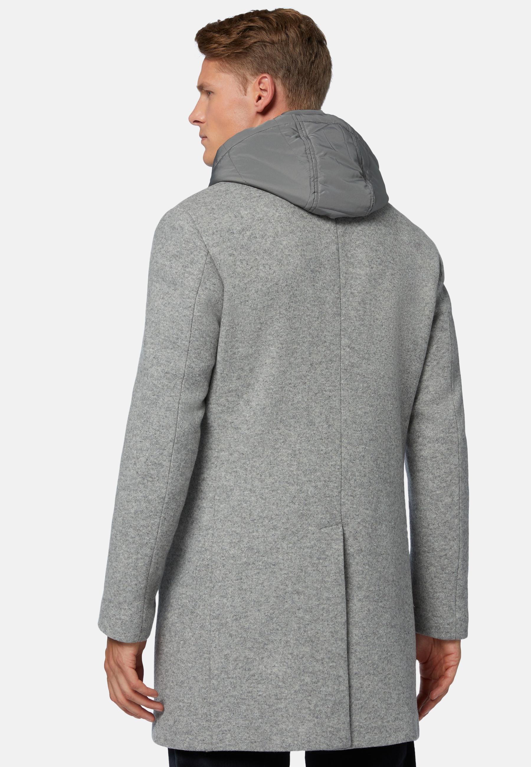 Wool Jersey Coat With Gilet Grey, , large image number 1