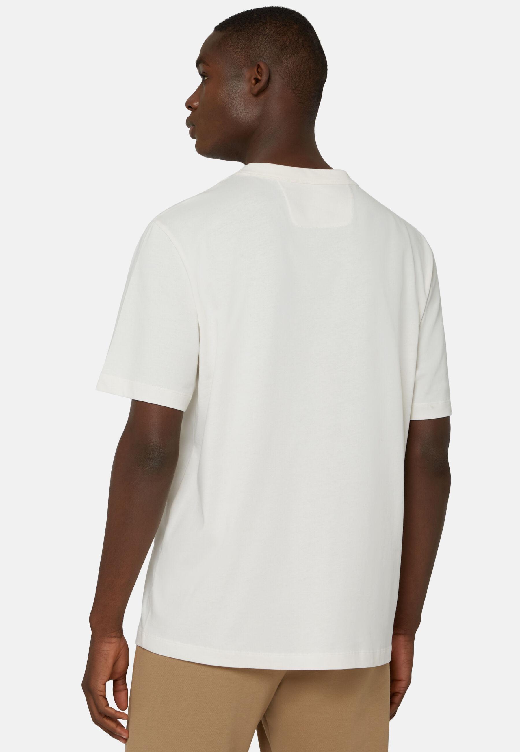 T-Shirt B939 In Cotton White, White, large image number 3