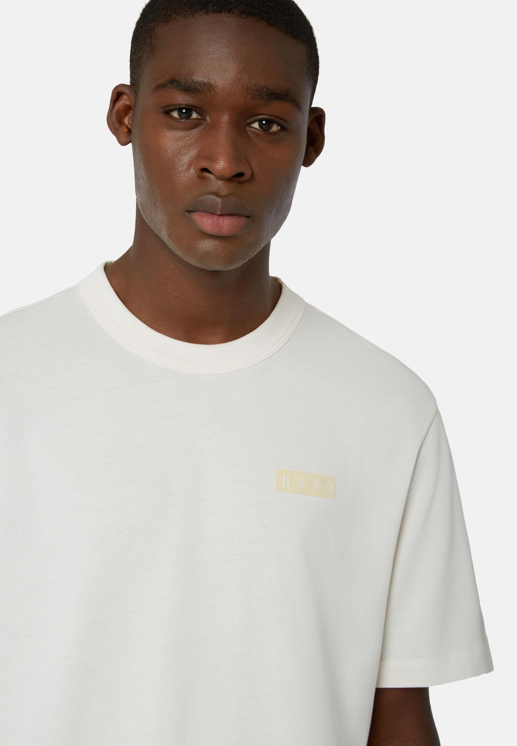T-Shirt B939 In Cotton White, White, large image number 5