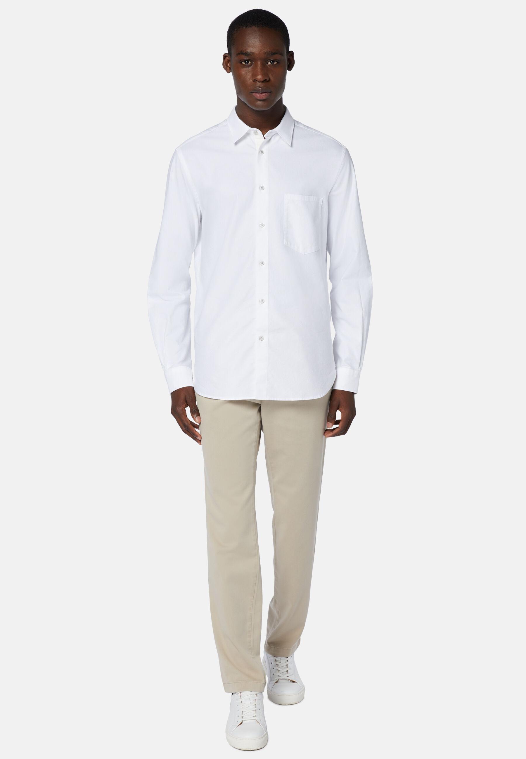 Garment-Dyed Trousers Beige, Beige, large image number 3