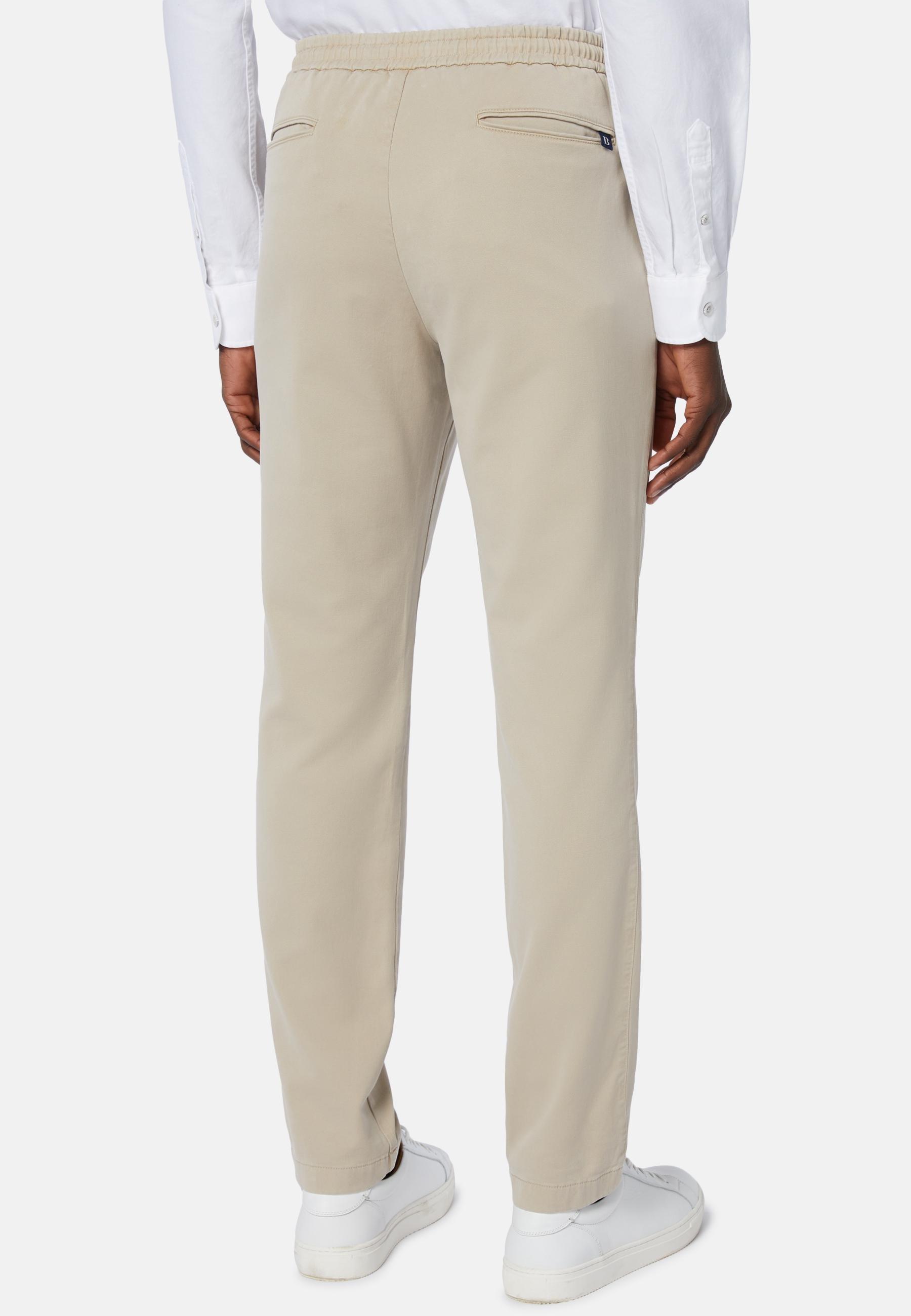 Garment-Dyed Trousers Beige, Beige, large image number 4