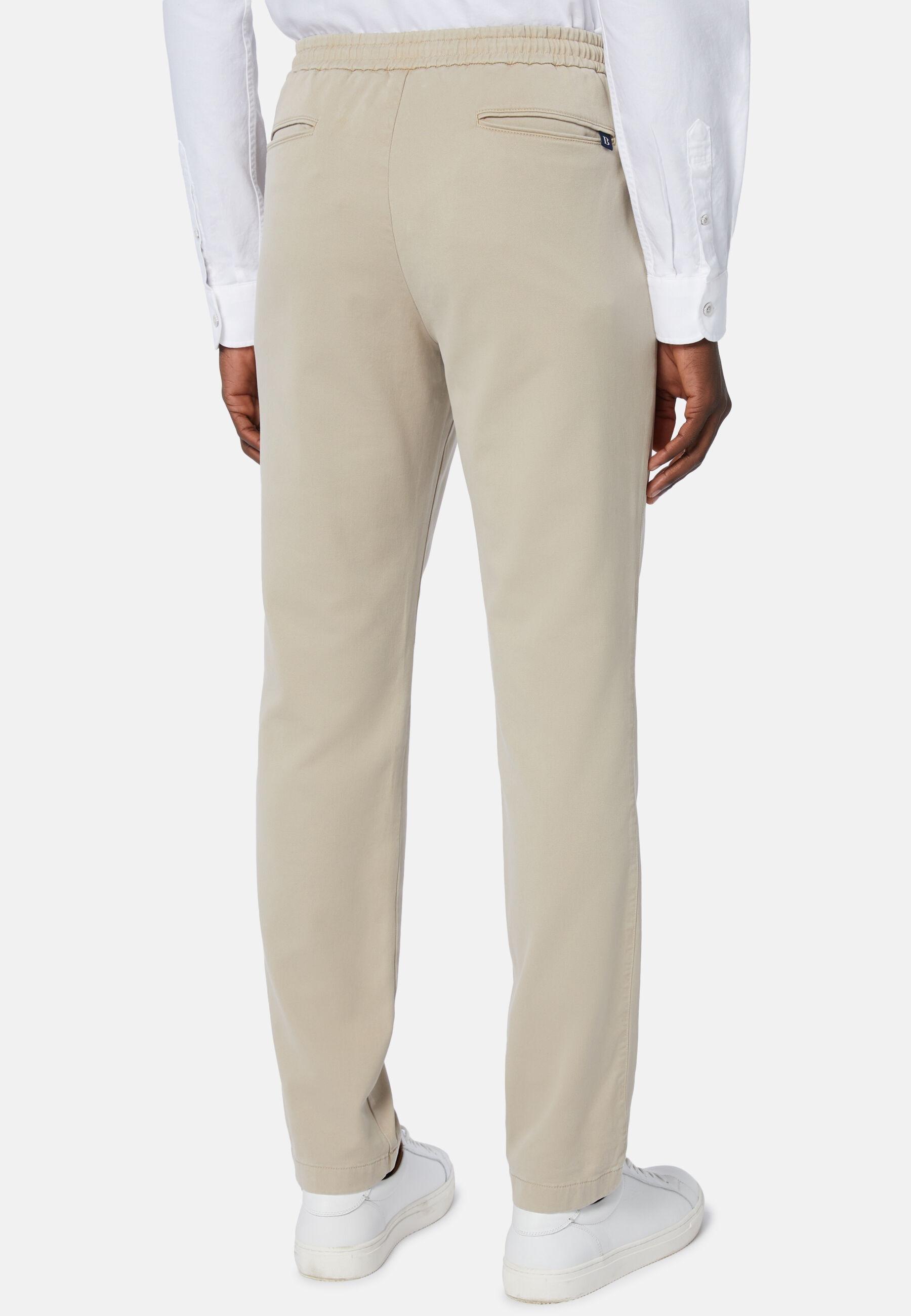 Garment-Dyed Trousers Beige, Beige, large image number 5